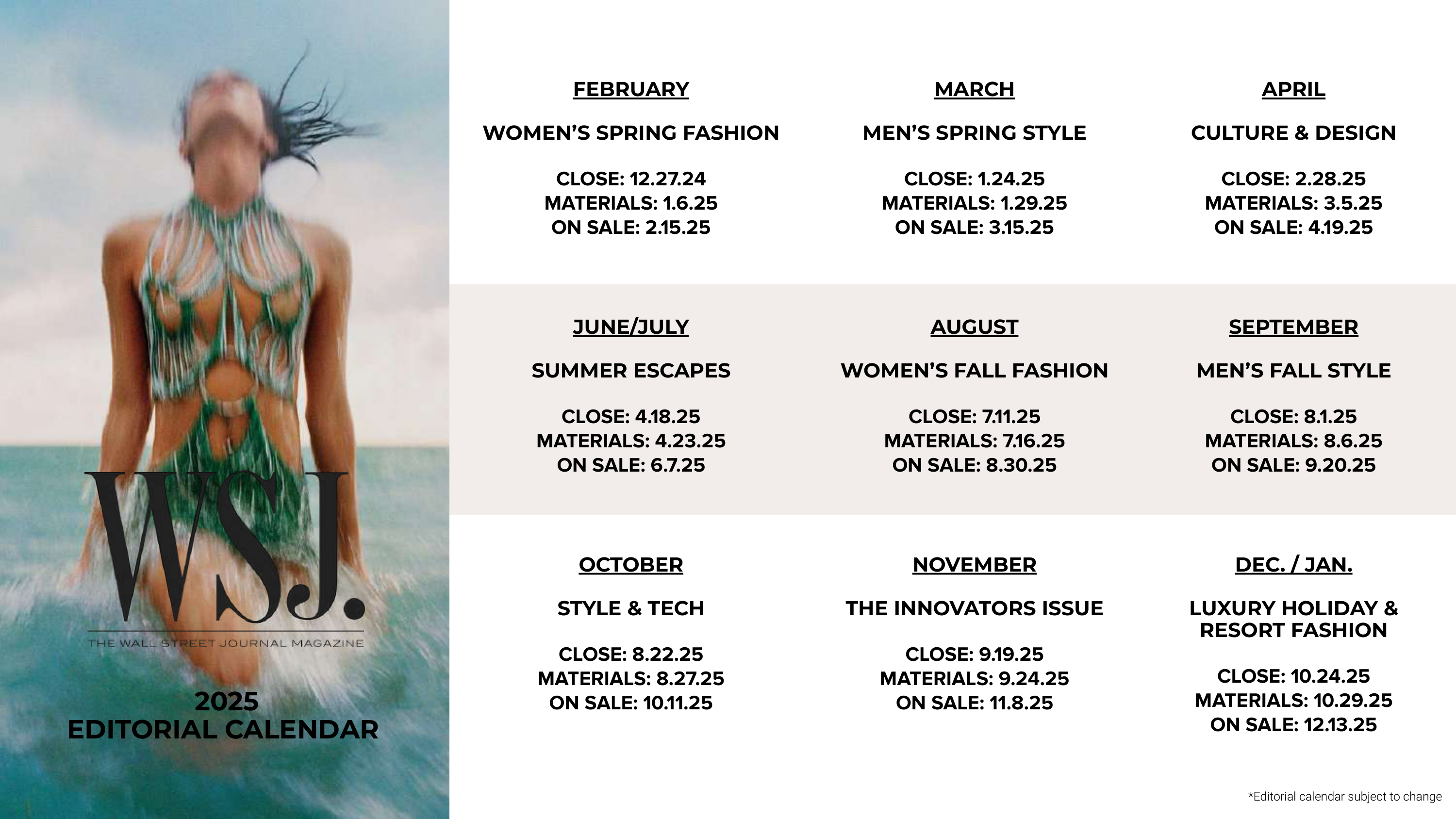 WSJ. Magazine Media Kit  — page 3
