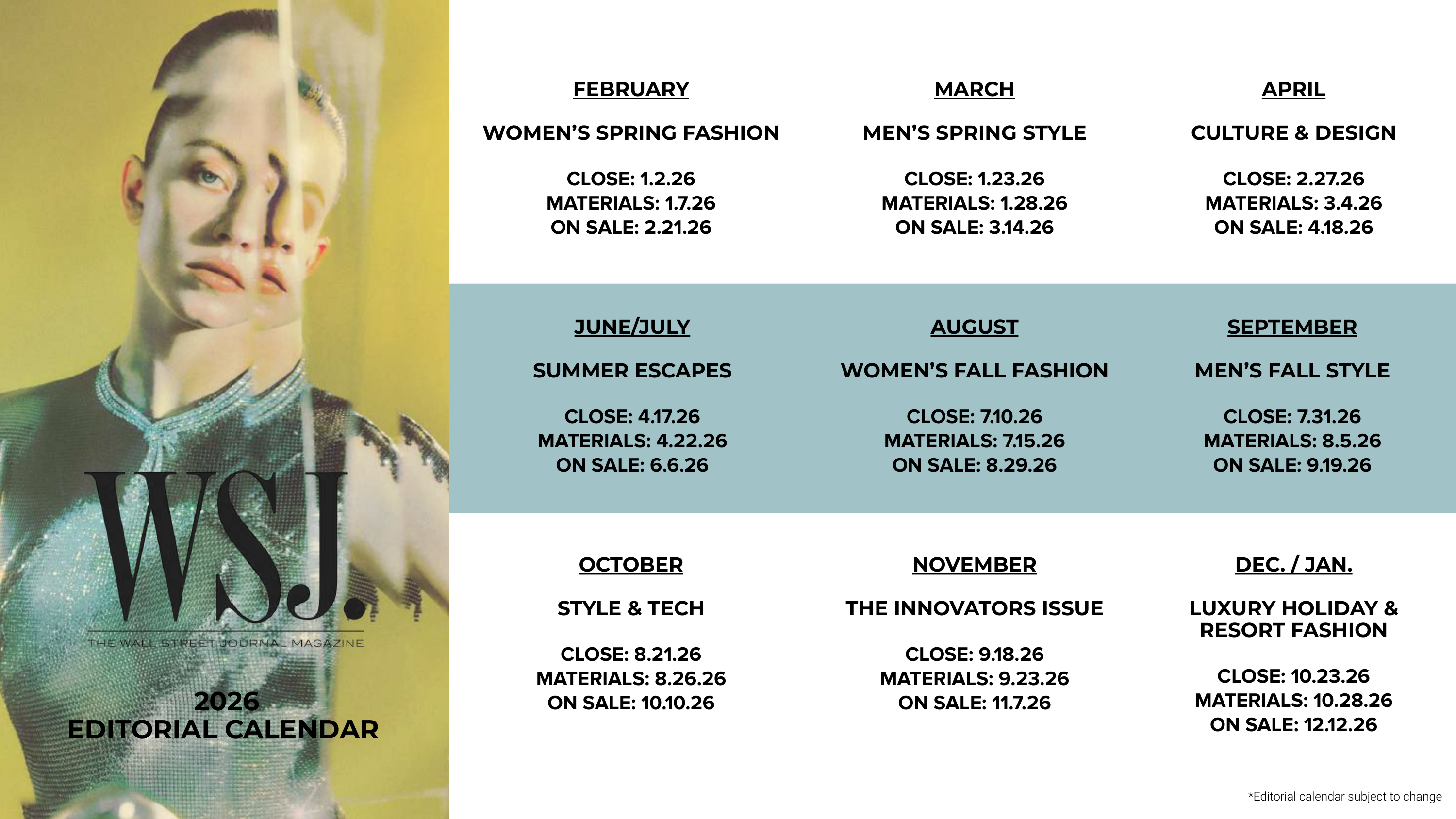 WSJ. Magazine Media Kit  — page 4