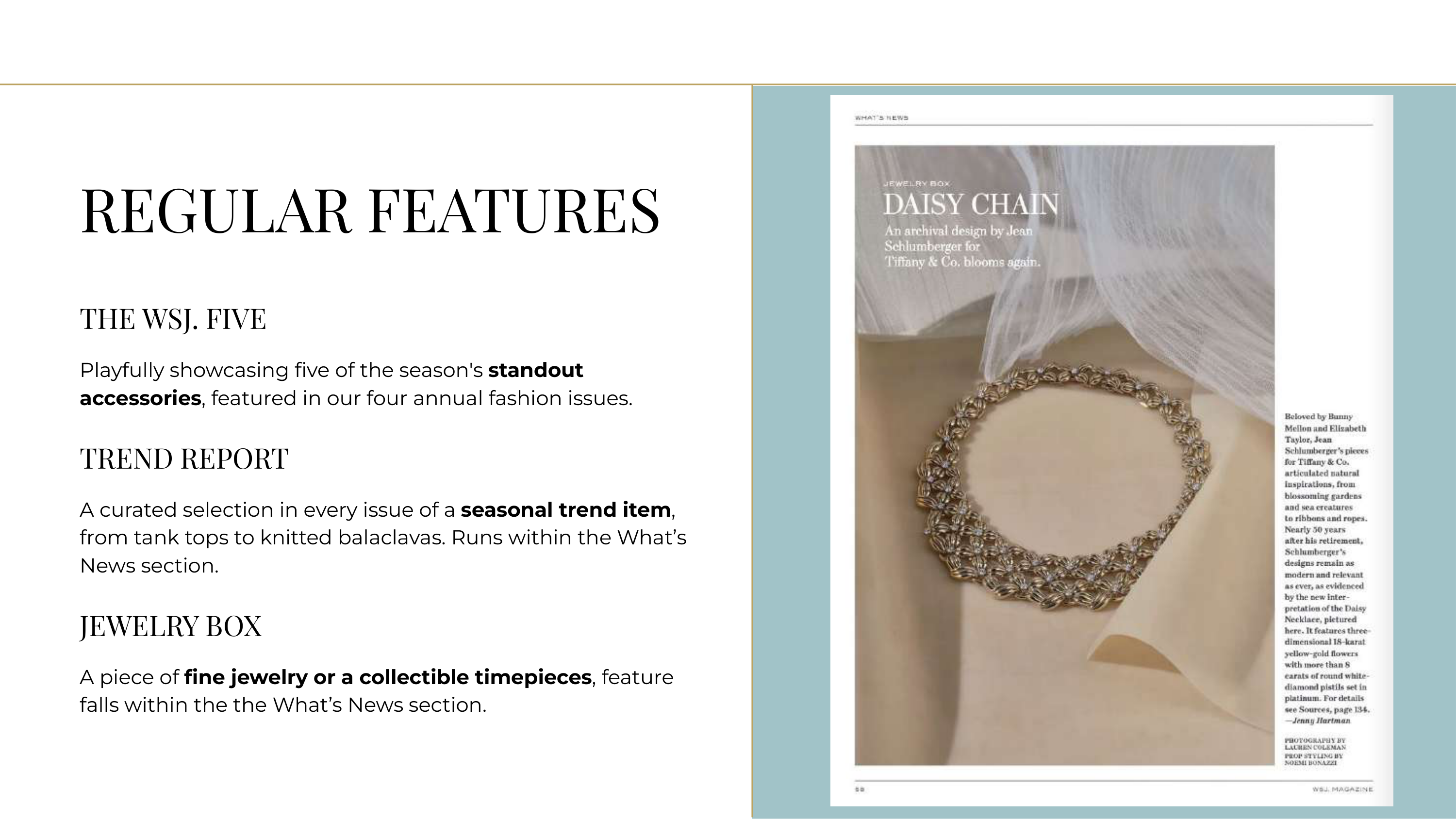 WSJ. Magazine Media Kit  — page 9