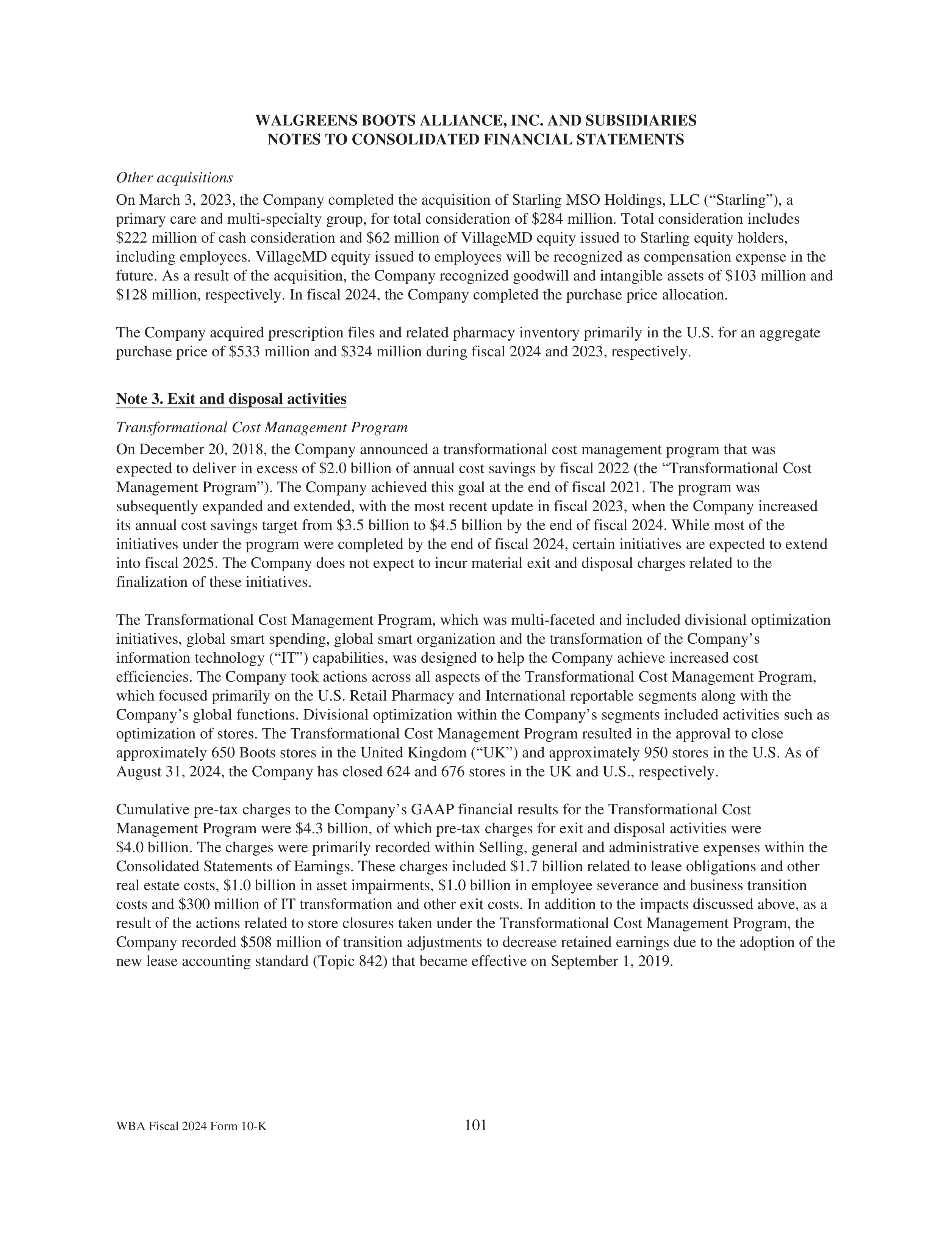 Walgreens Boots Alliance Annual Report — page 105