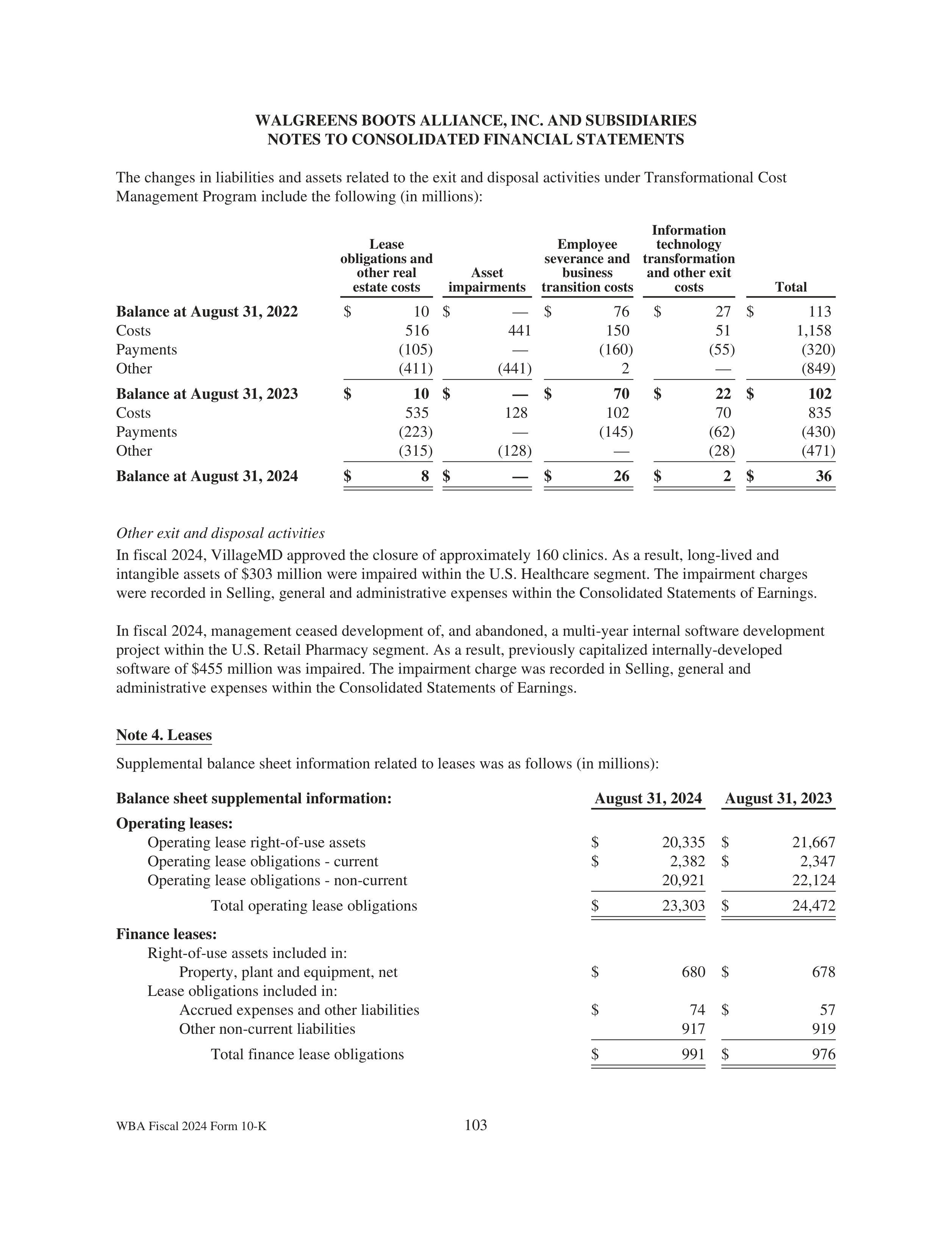Walgreens Boots Alliance Annual Report — page 107