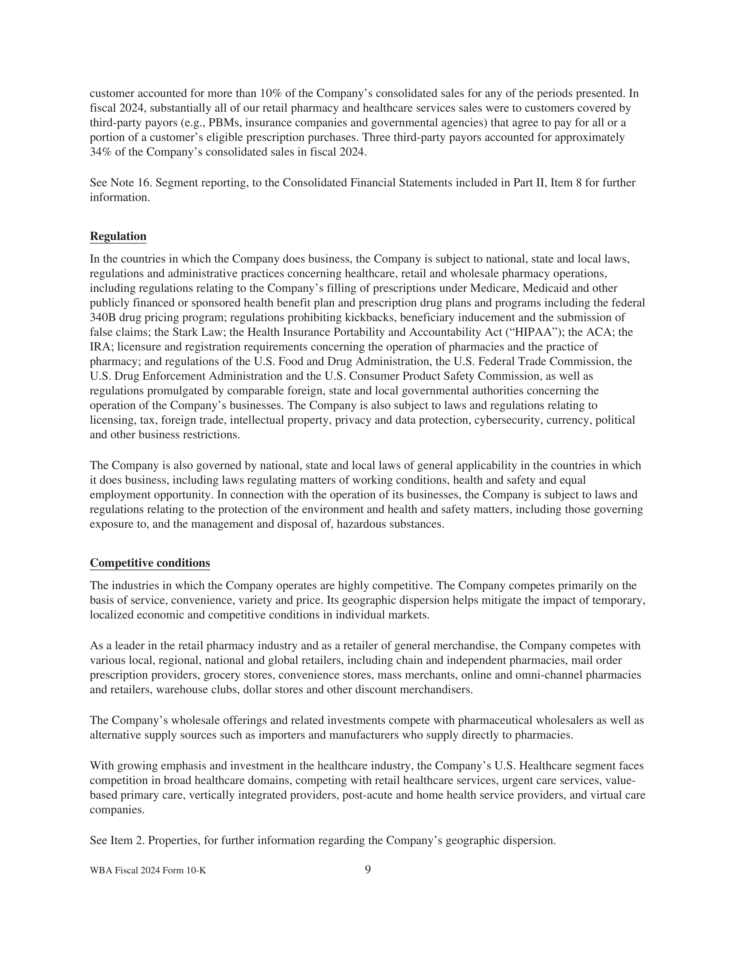 Walgreens Boots Alliance Annual Report — page 13