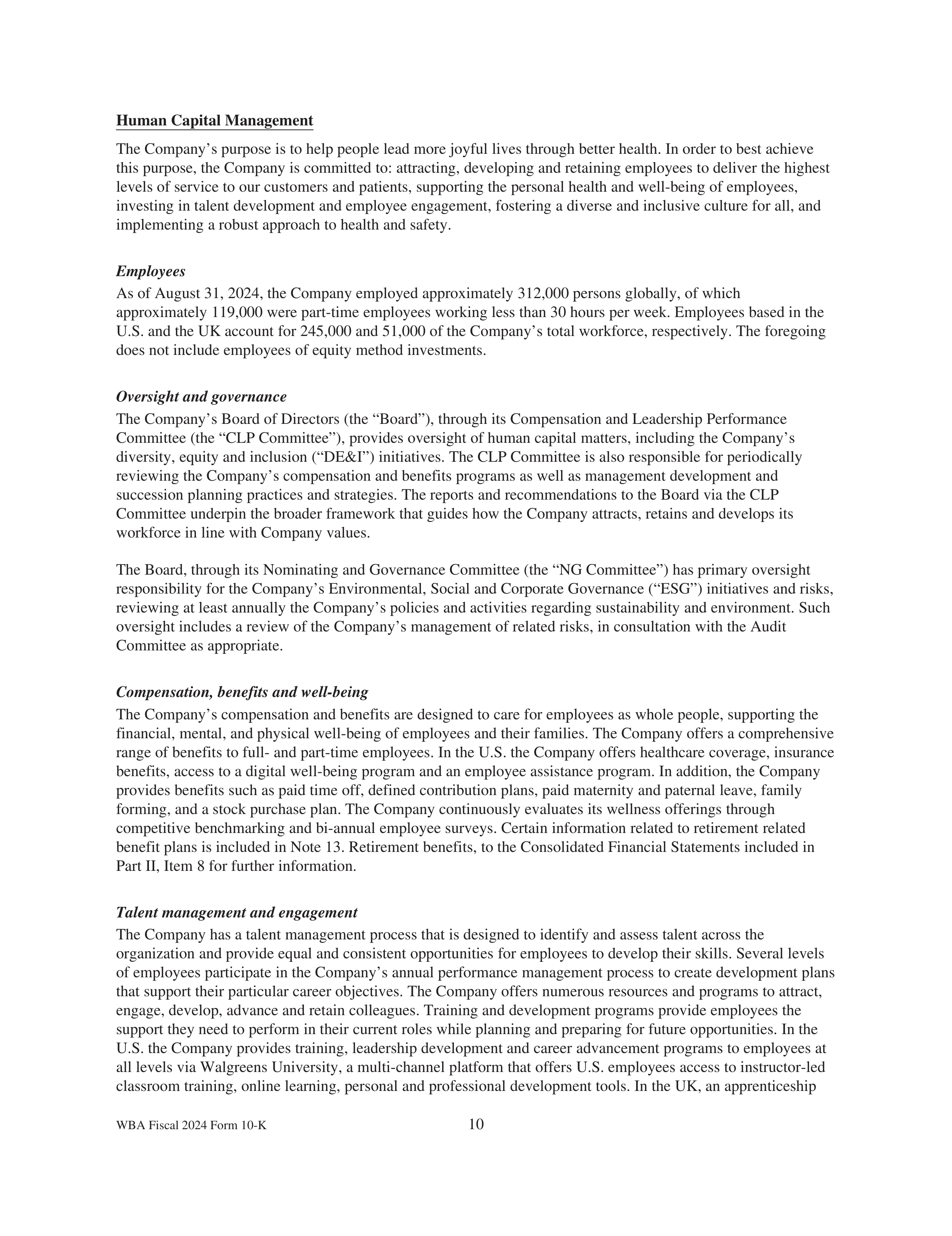 Walgreens Boots Alliance Annual Report — page 14