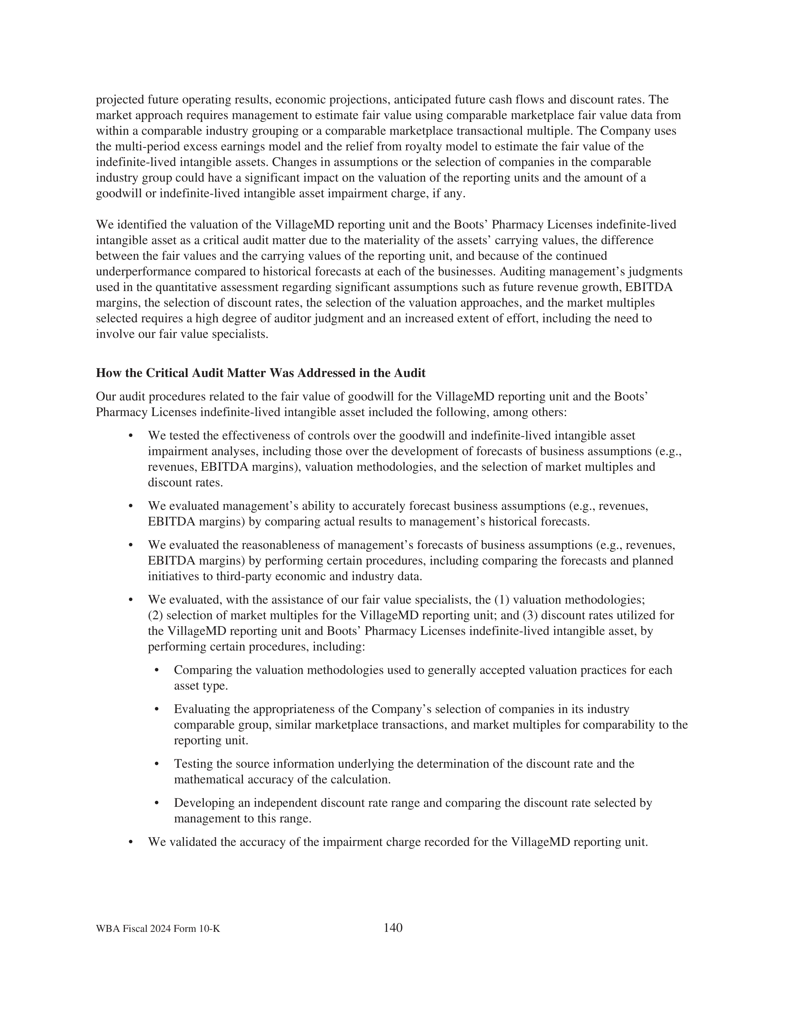 Walgreens Boots Alliance Annual Report — page 144