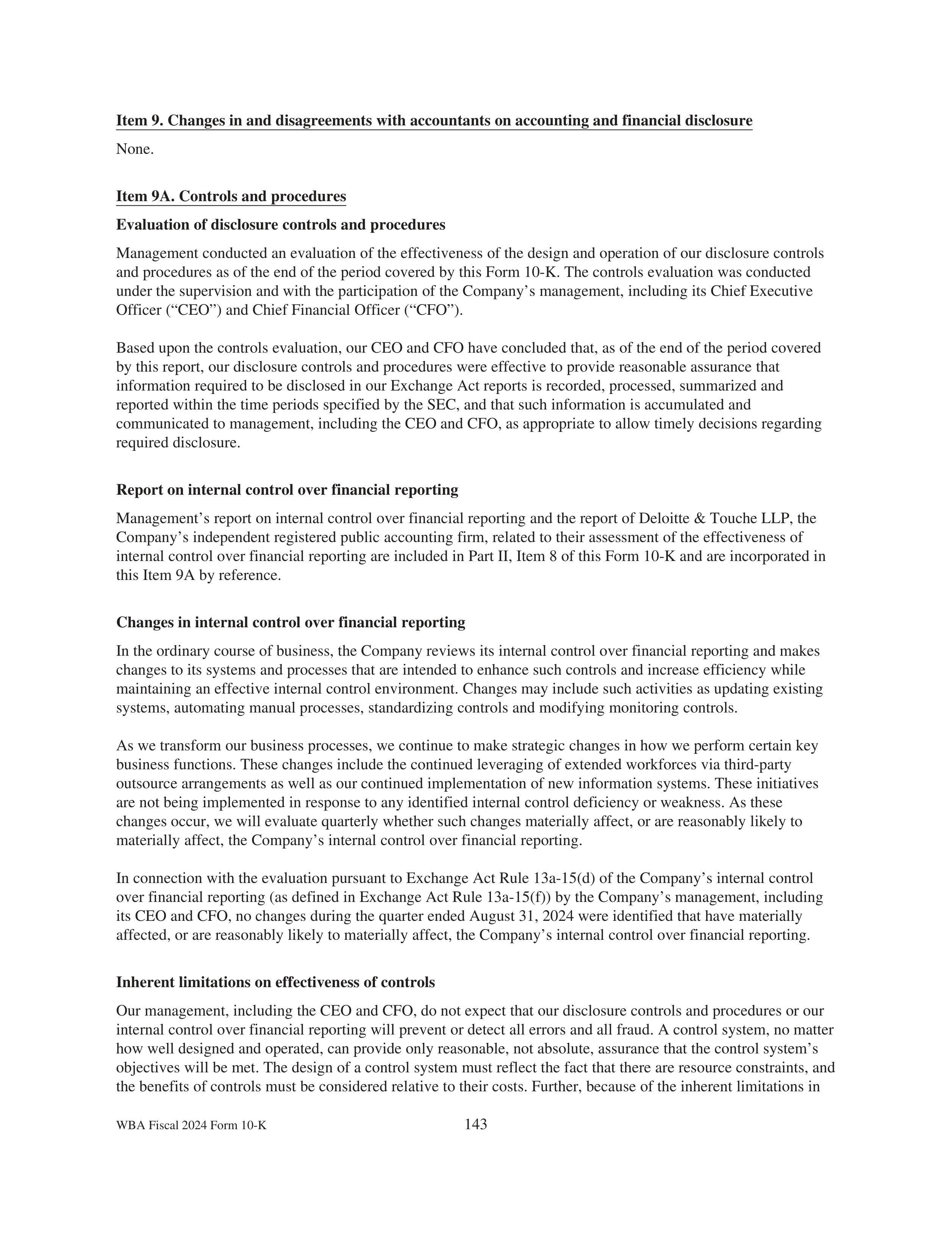Walgreens Boots Alliance Annual Report — page 147