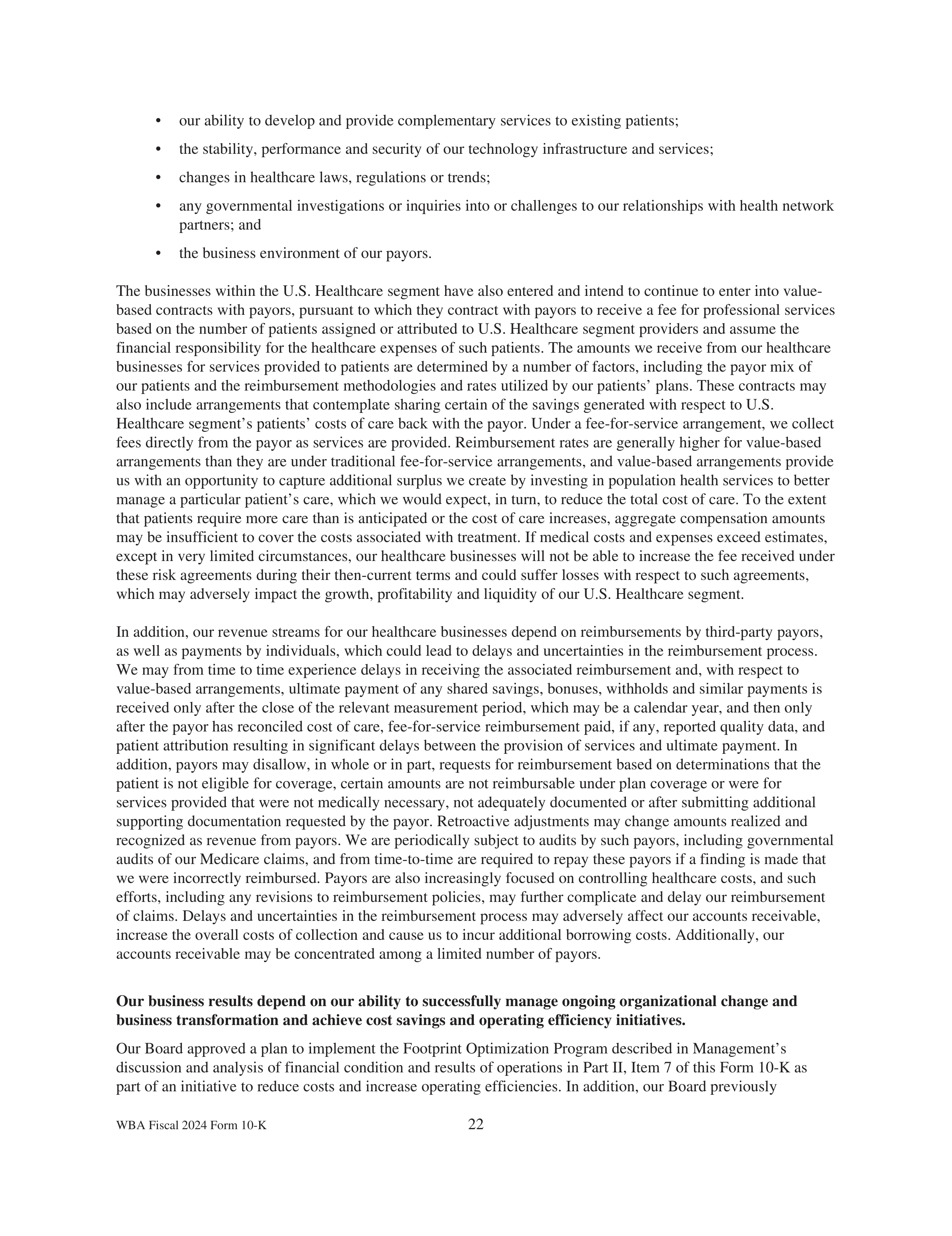 Walgreens Boots Alliance Annual Report — page 26
