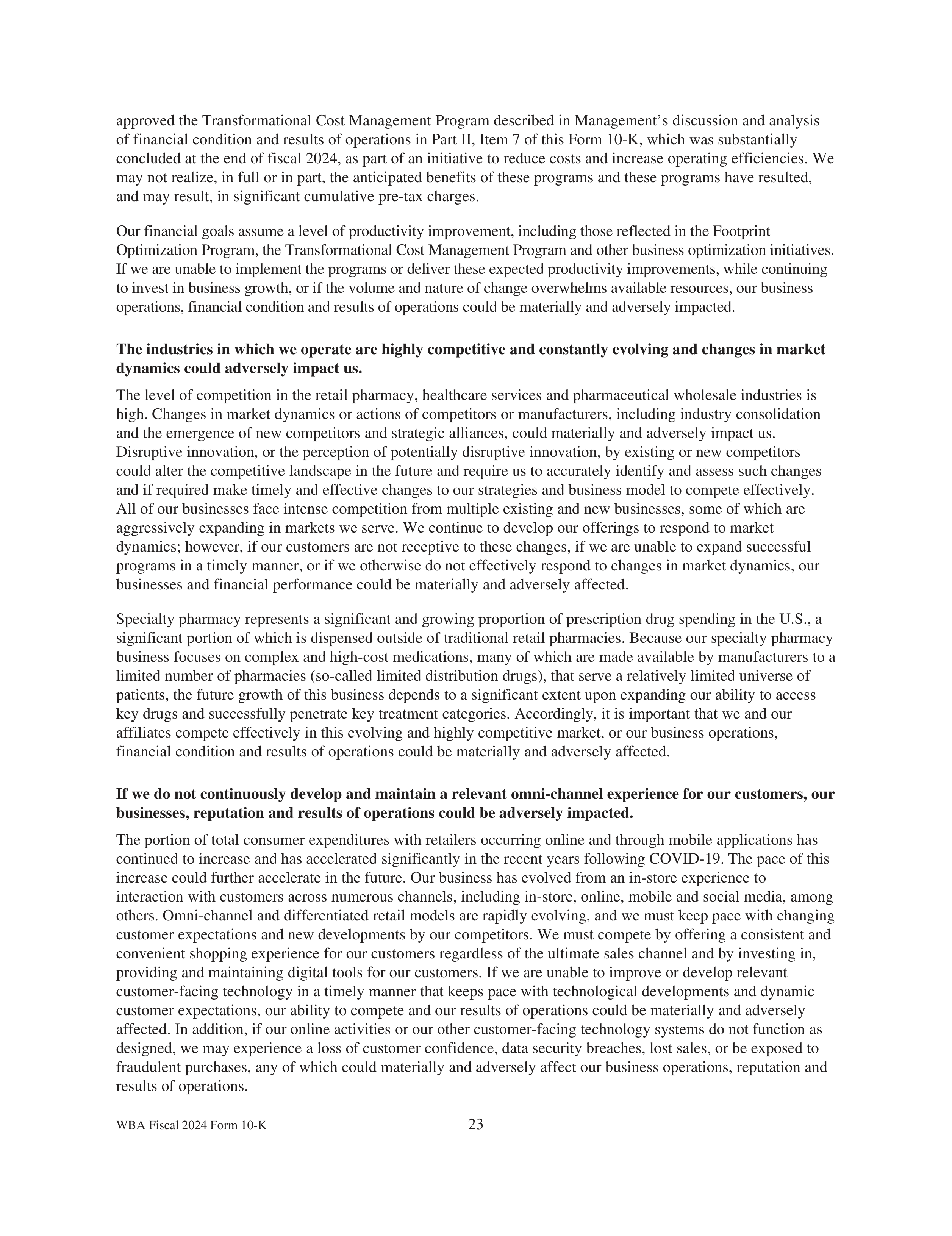 Walgreens Boots Alliance Annual Report — page 27