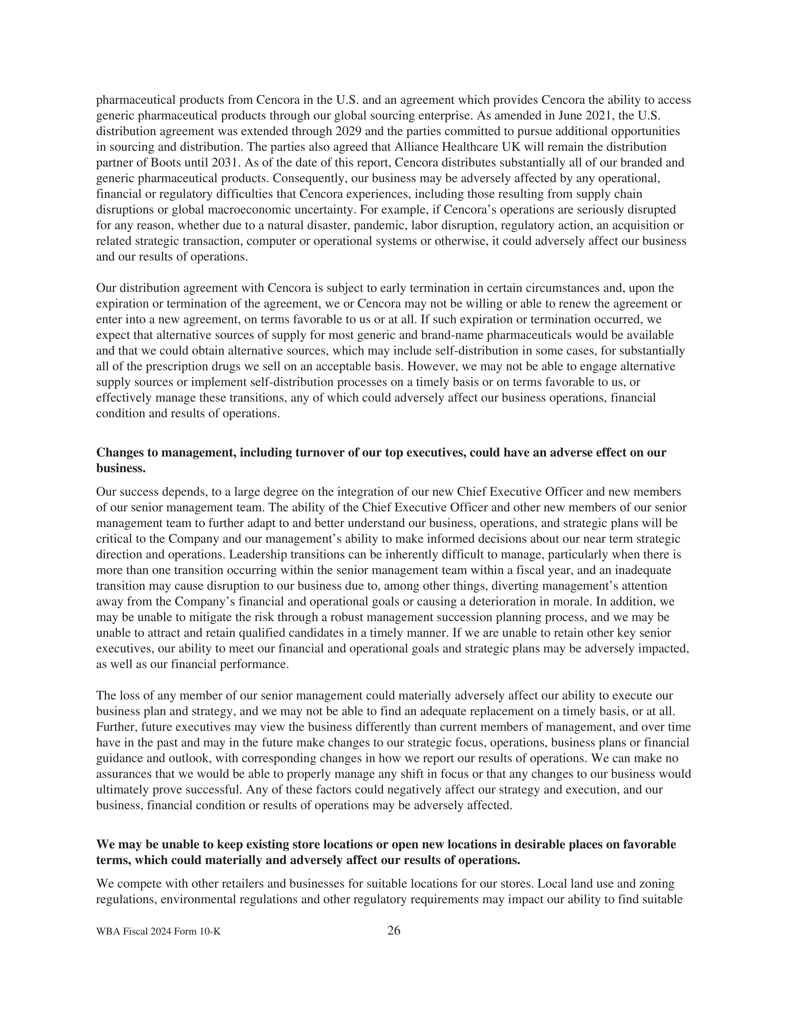 Walgreens Boots Alliance Annual Report — page 30