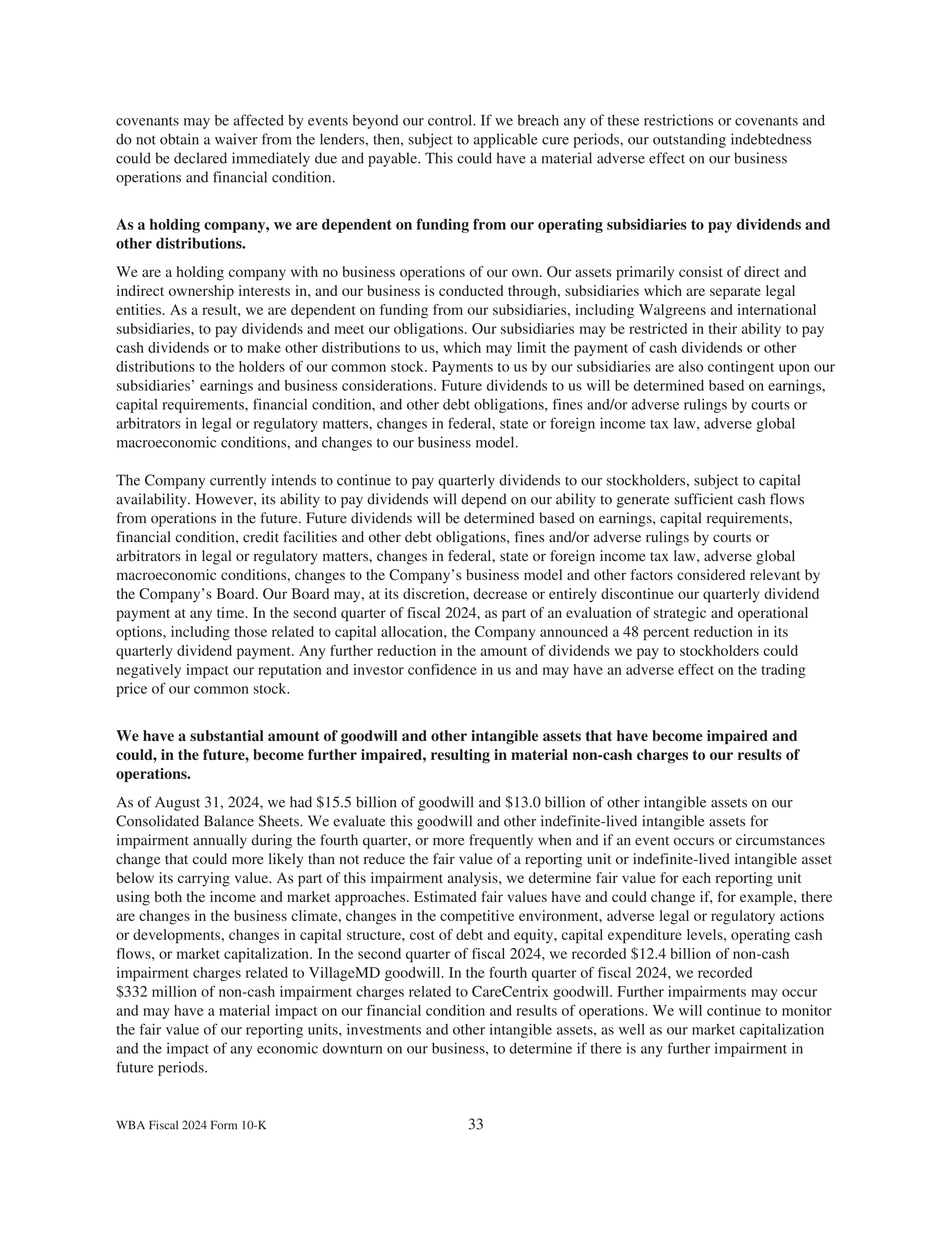 Walgreens Boots Alliance Annual Report — page 37