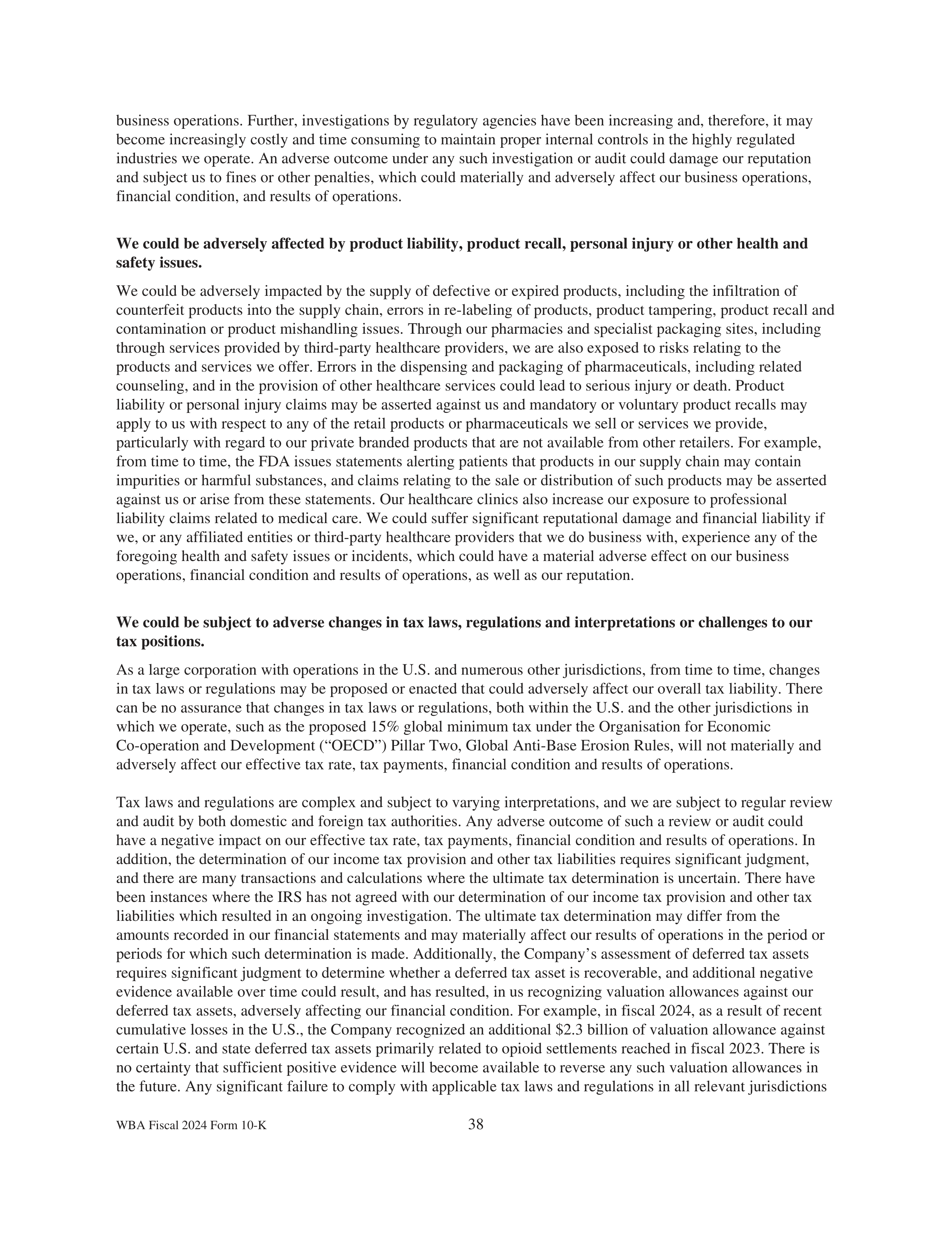 Walgreens Boots Alliance Annual Report — page 42