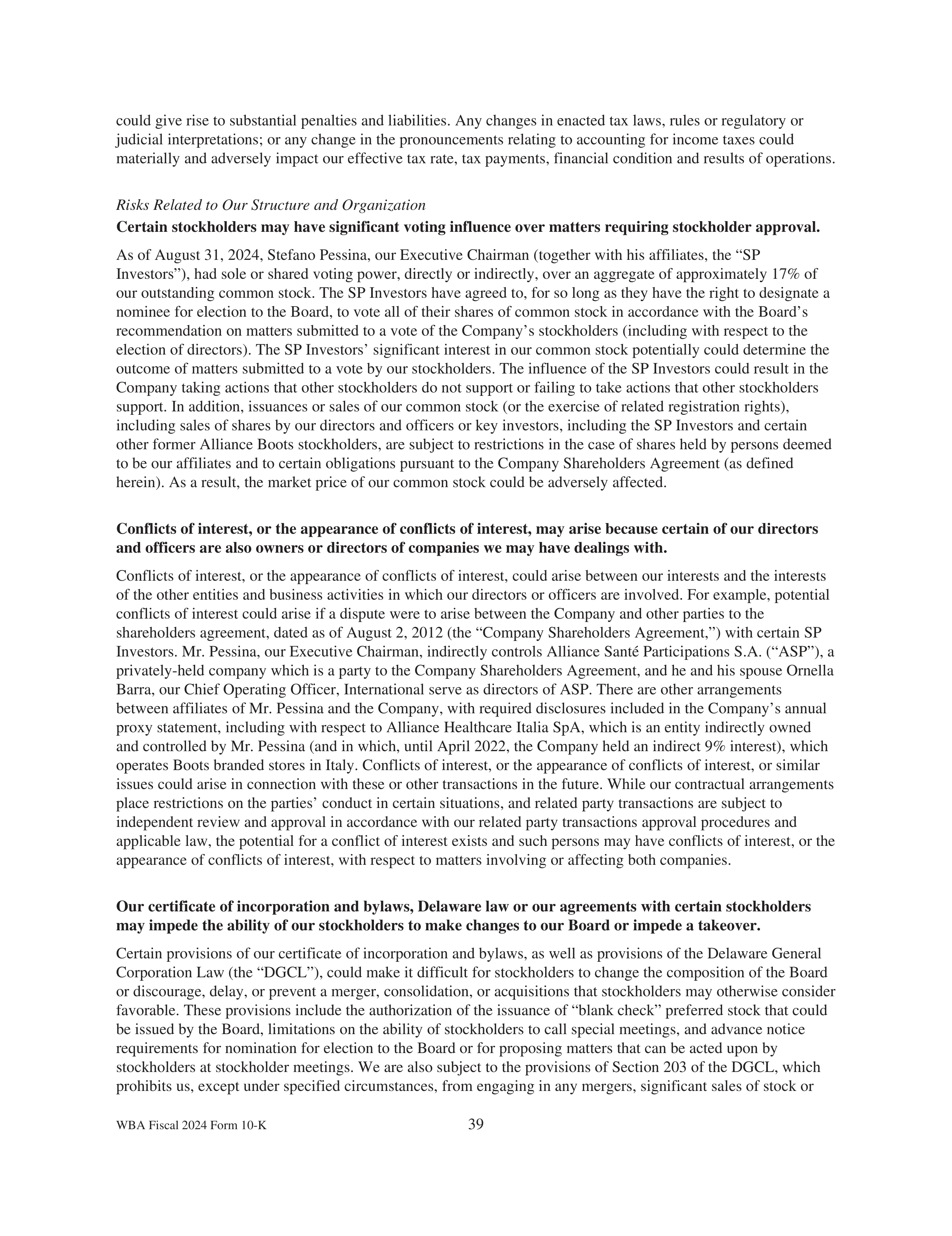 Walgreens Boots Alliance Annual Report — page 43