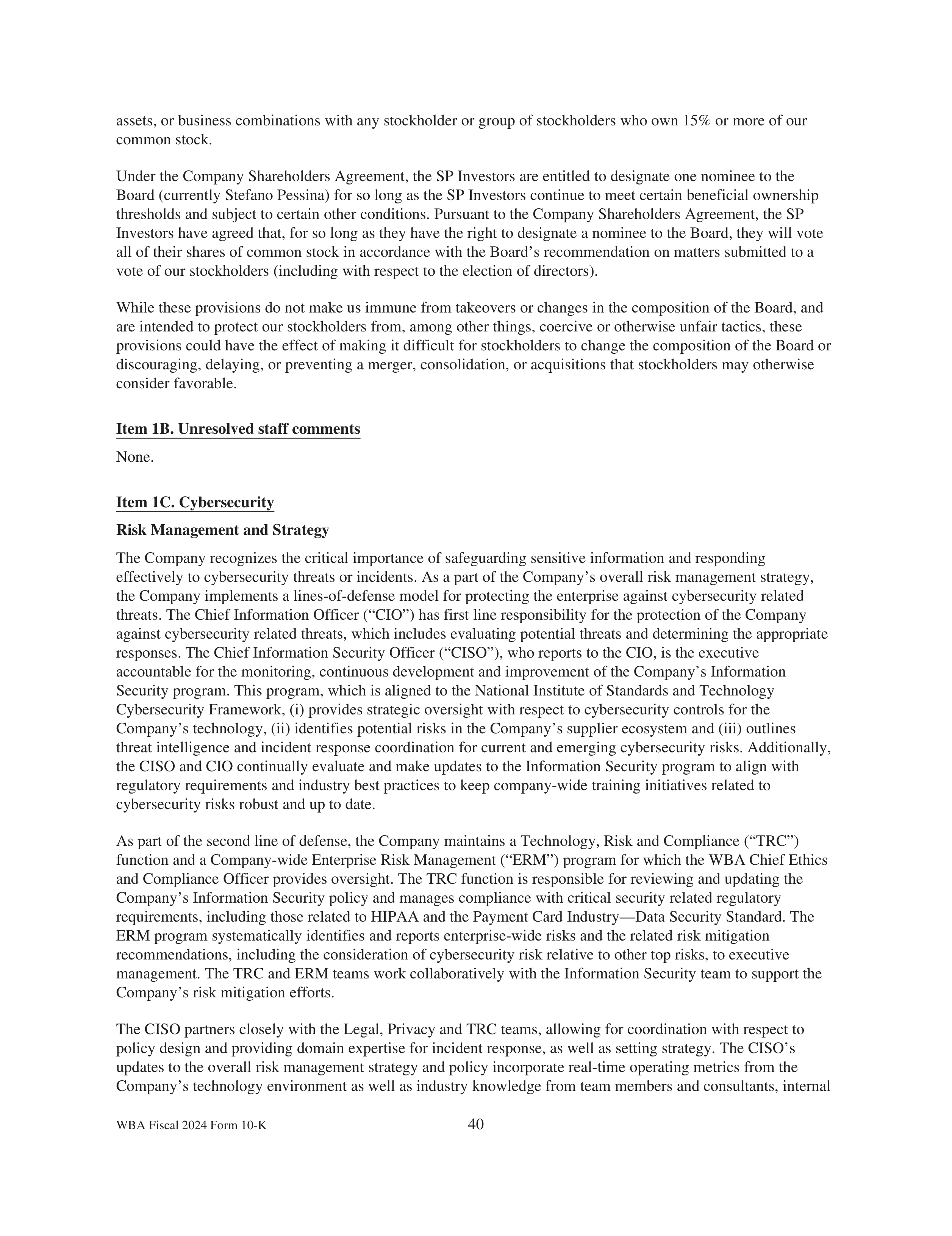 Walgreens Boots Alliance Annual Report — page 44