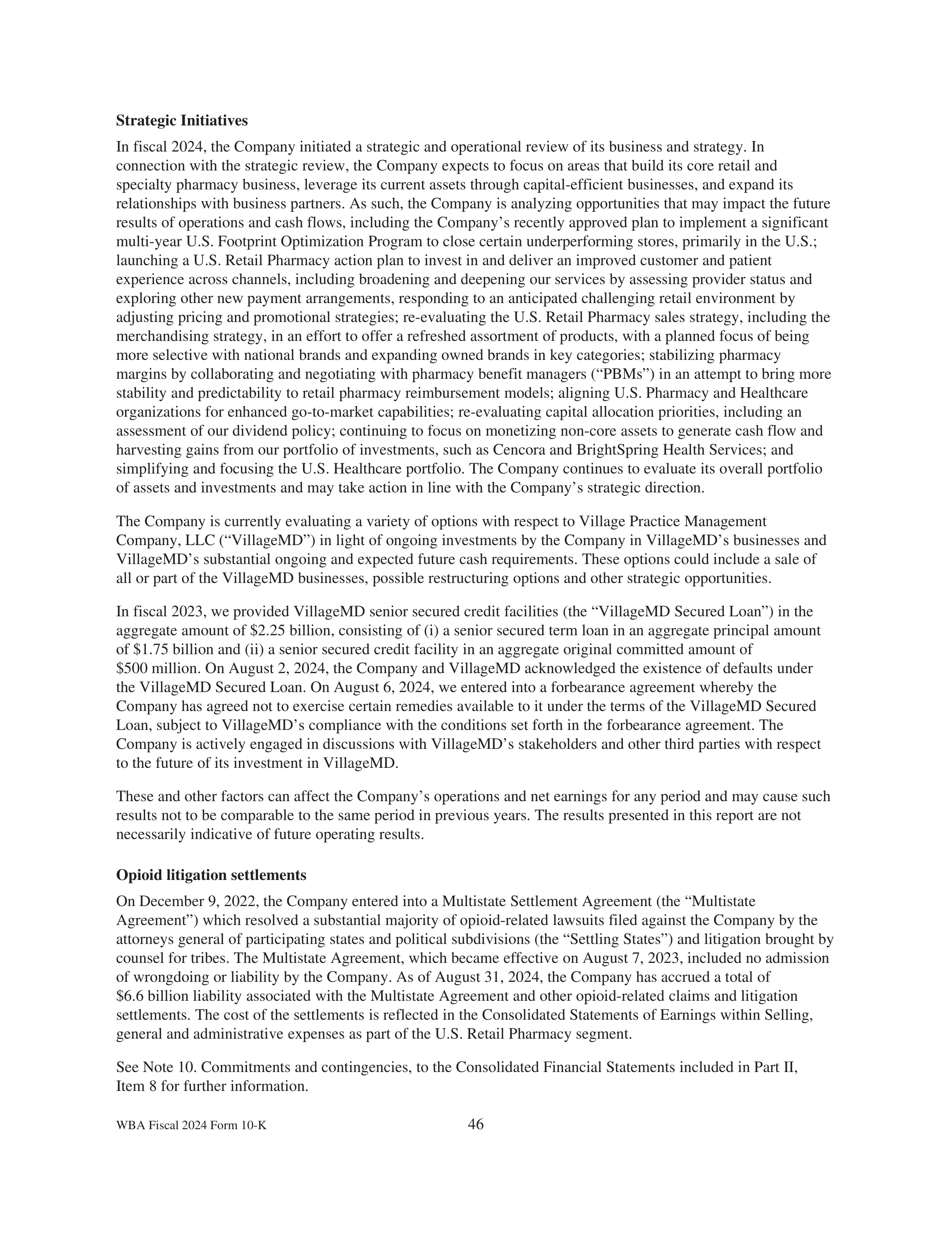 Walgreens Boots Alliance Annual Report — page 50