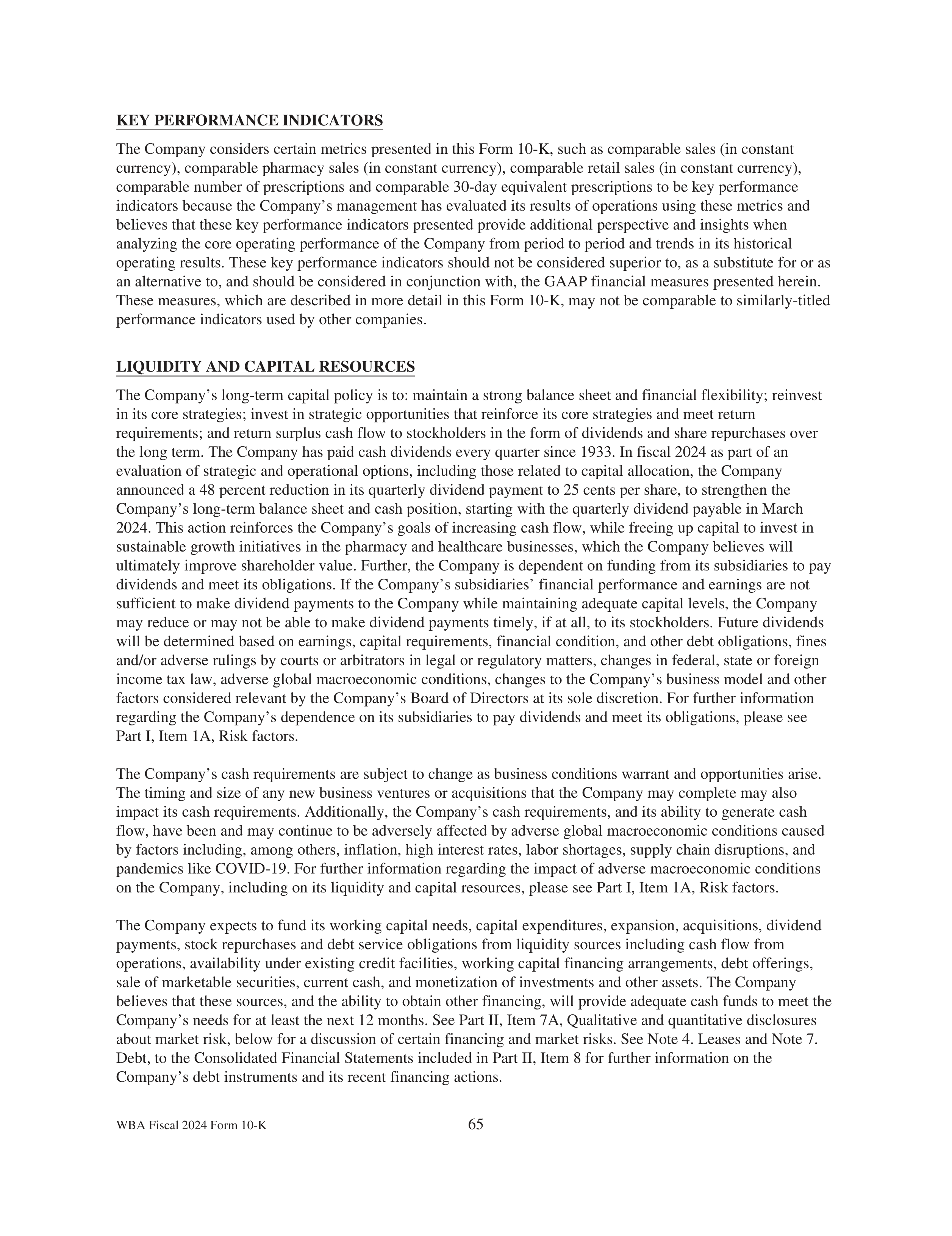 Walgreens Boots Alliance Annual Report — page 69