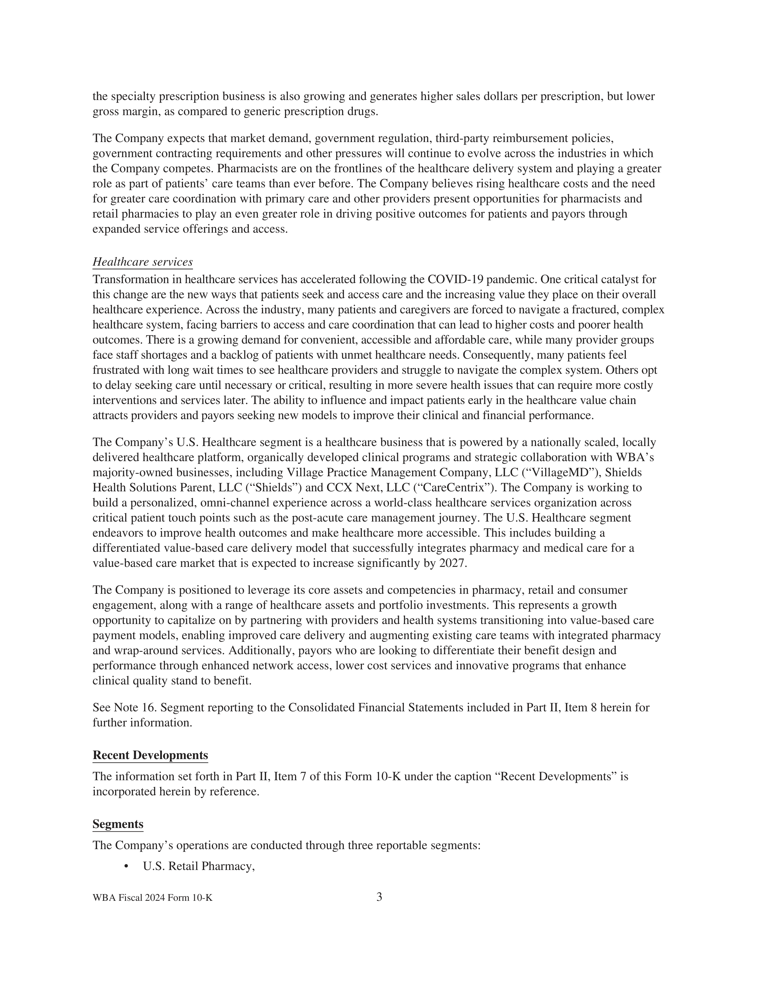 Walgreens Boots Alliance Annual Report — page 7