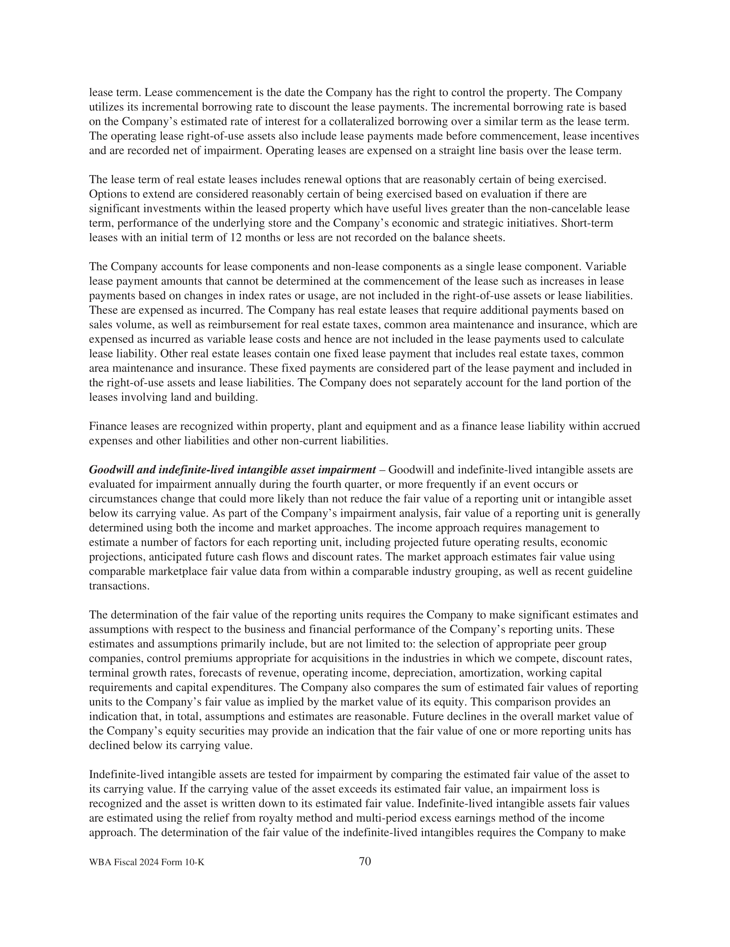 Walgreens Boots Alliance Annual Report — page 74