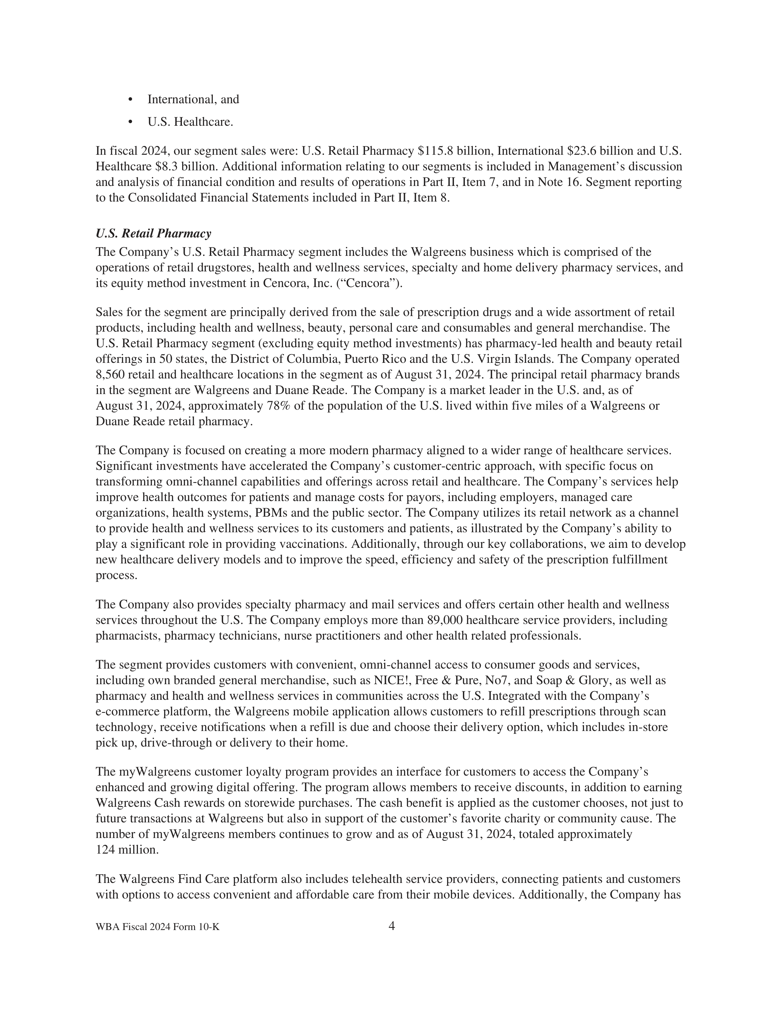 Walgreens Boots Alliance Annual Report — page 8