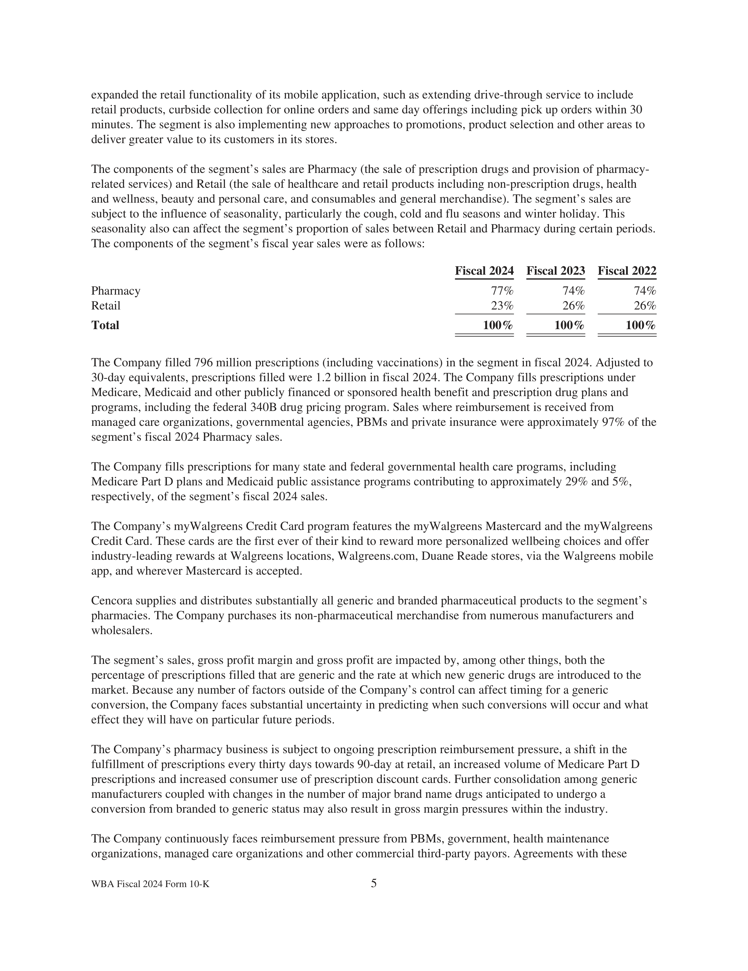 Walgreens Boots Alliance Annual Report — page 9
