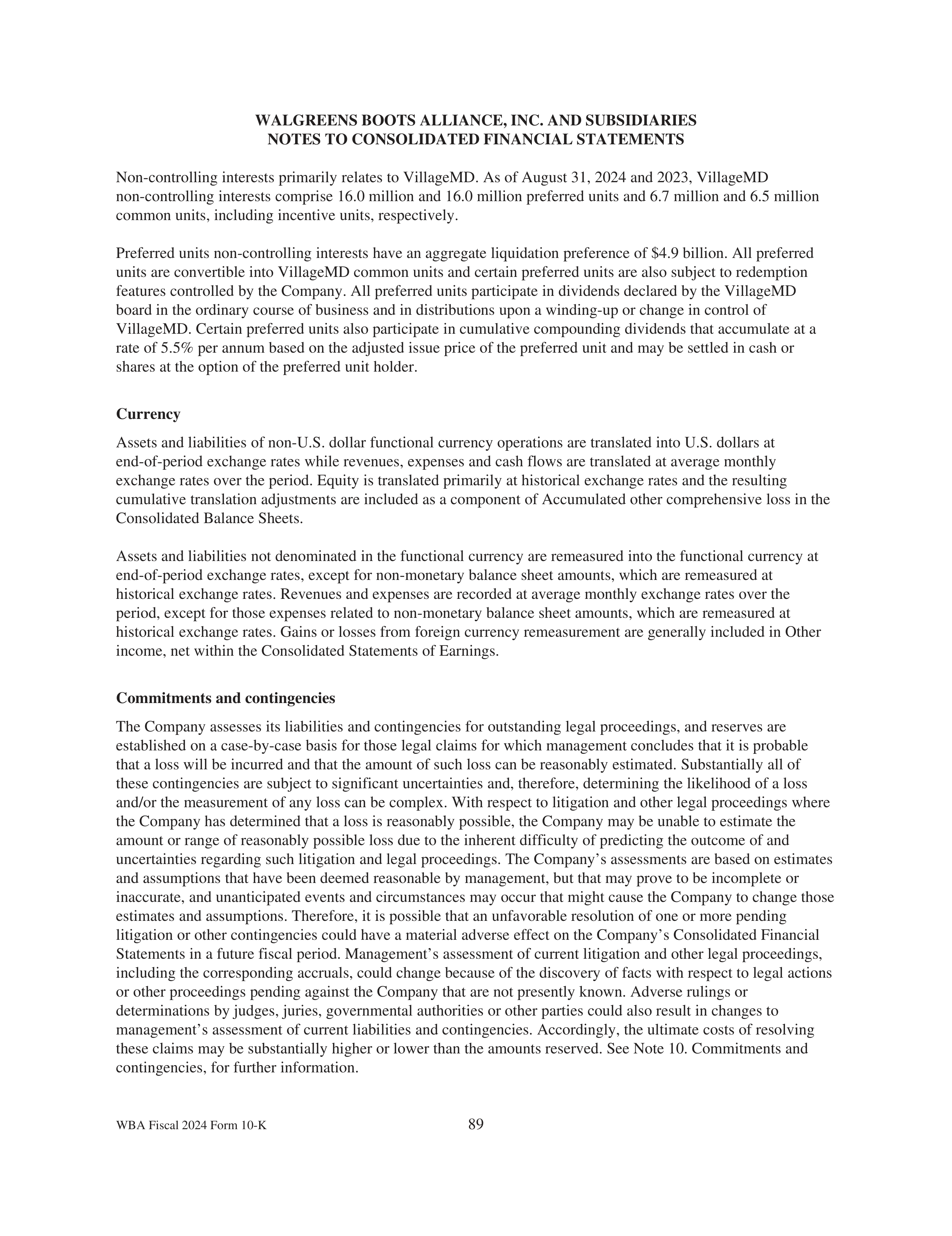 Walgreens Boots Alliance Annual Report — page 93