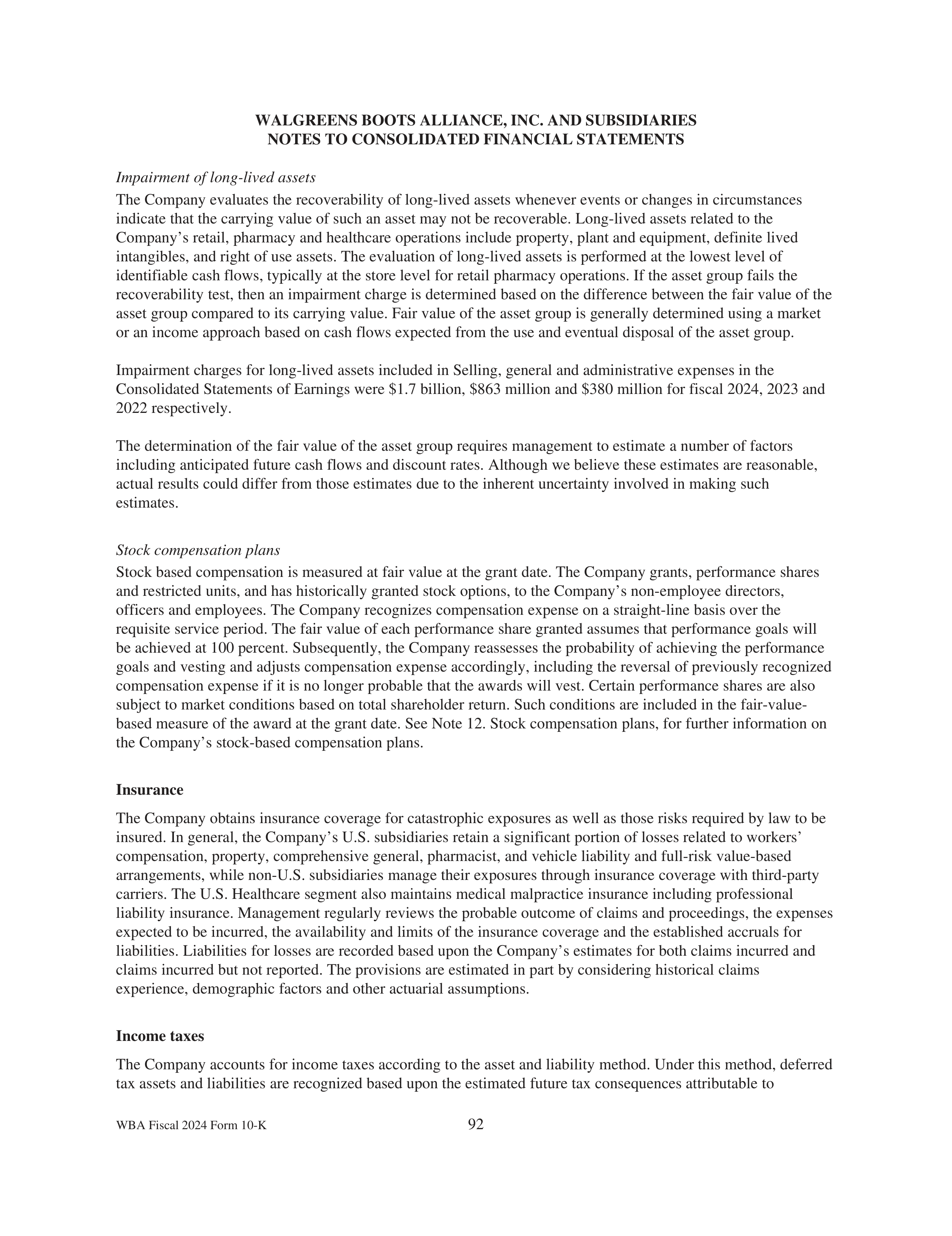 Walgreens Boots Alliance Annual Report — page 96