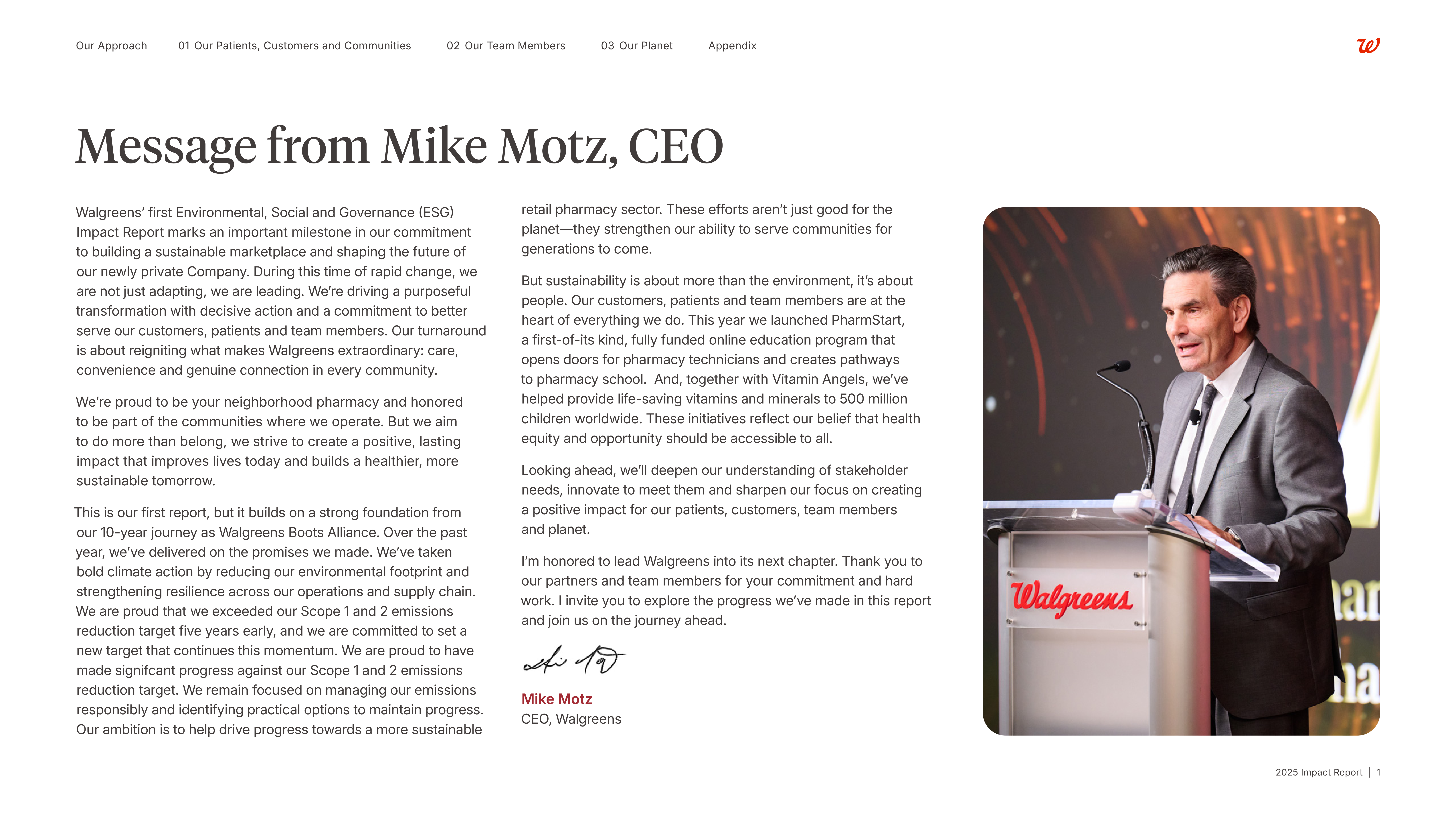 Walgreens Boots Alliance Impact Report — page 2