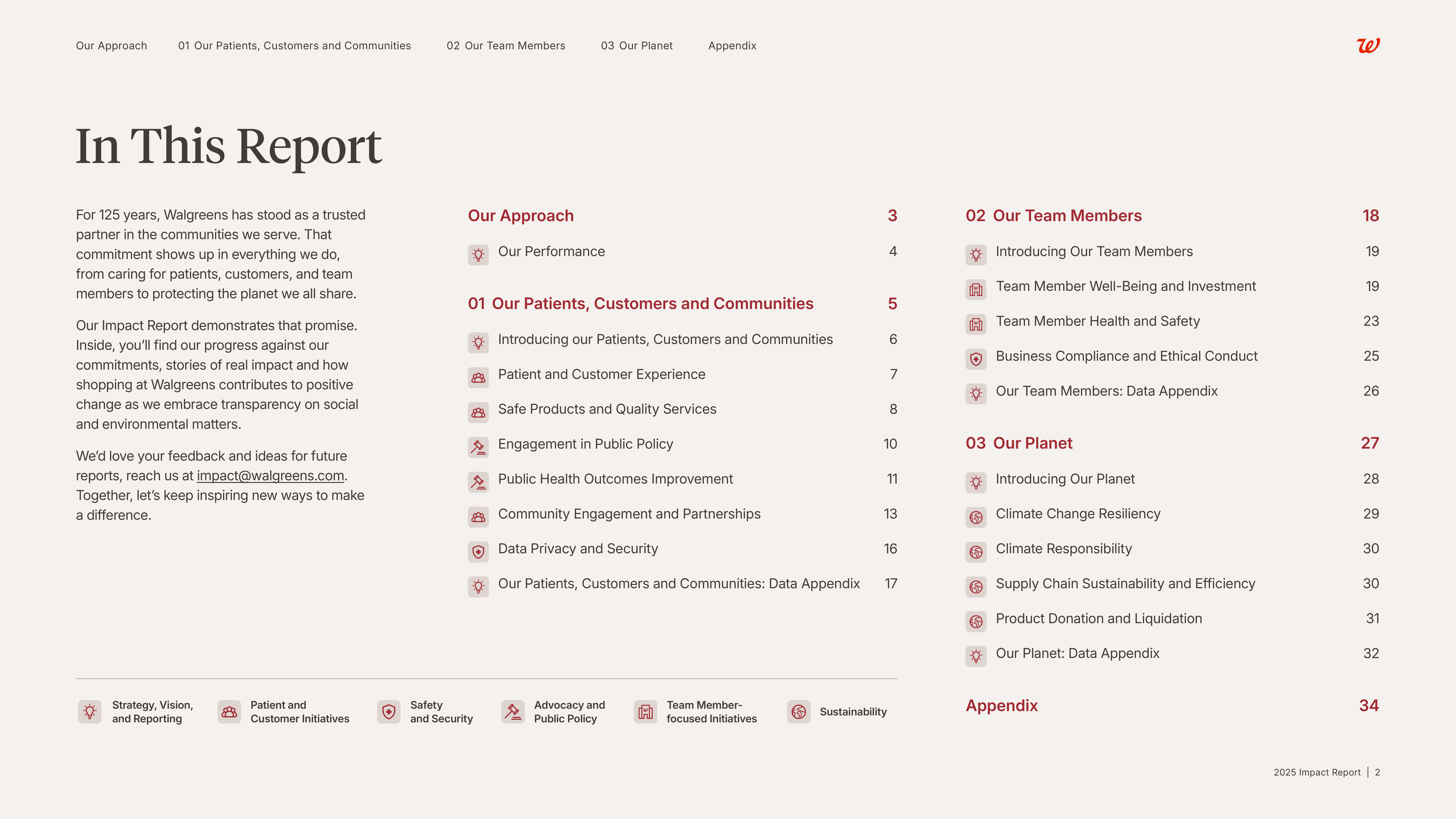 Walgreens Boots Alliance Impact Report — page 3