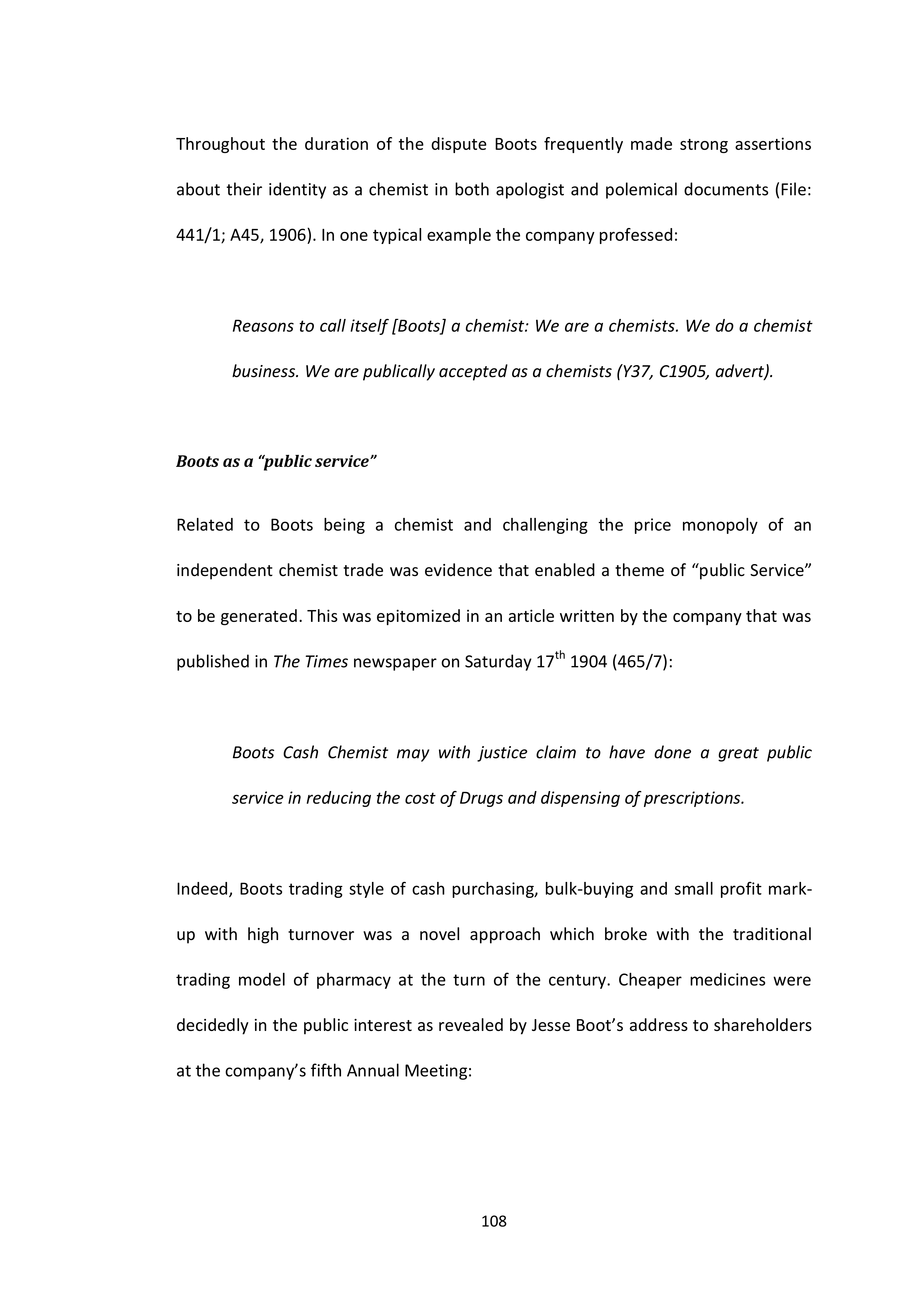 Walgreens Case Study — page 109