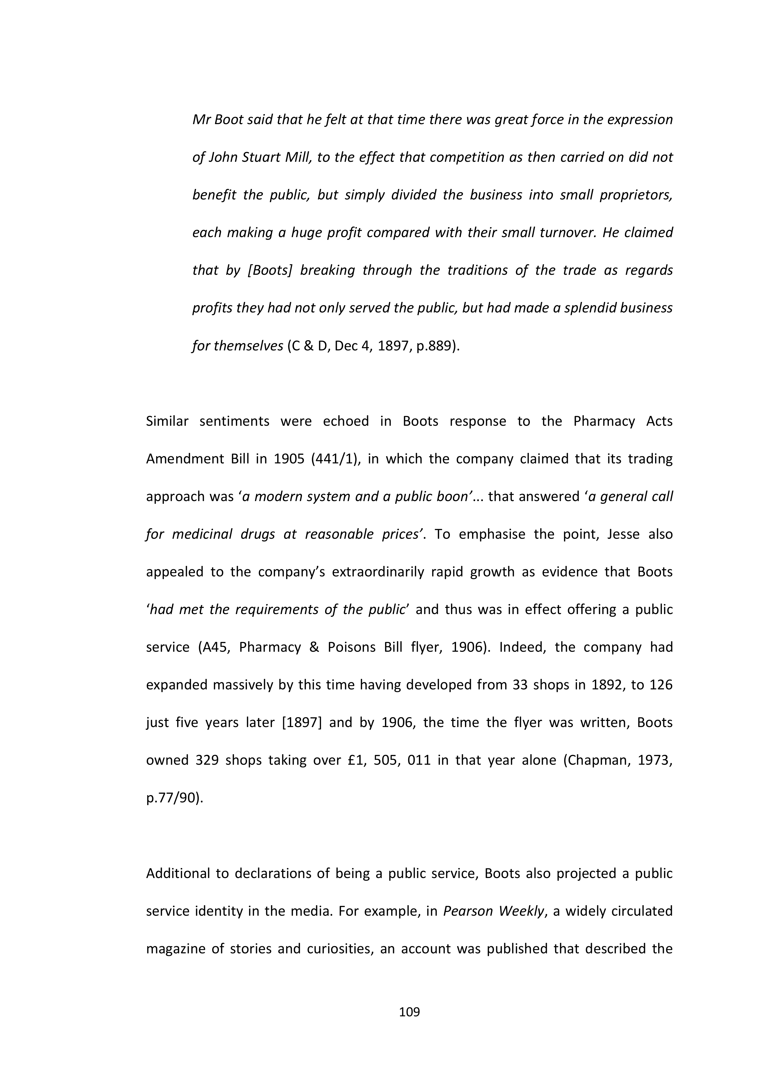 Walgreens Case Study — page 110