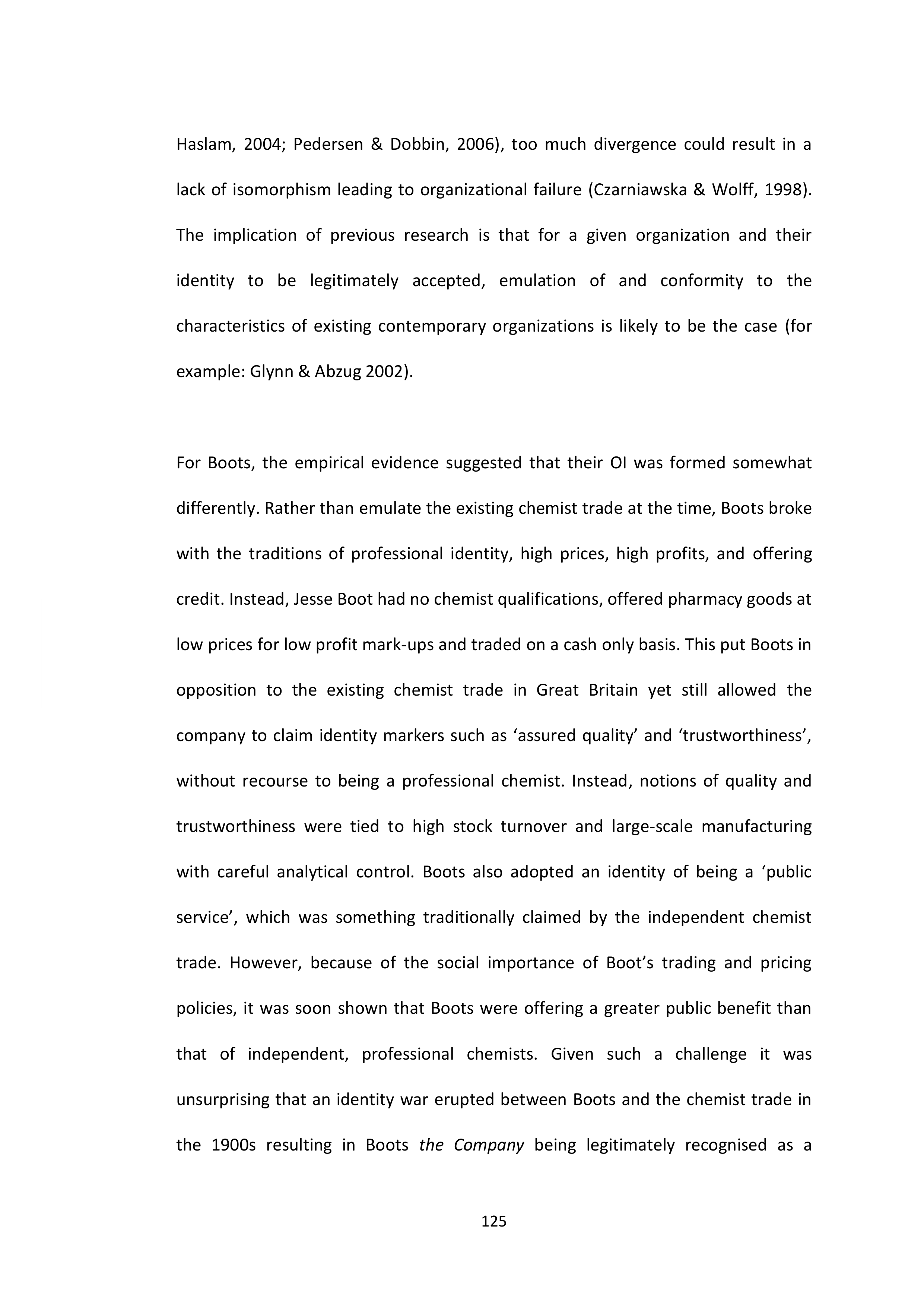 Walgreens Case Study — page 126