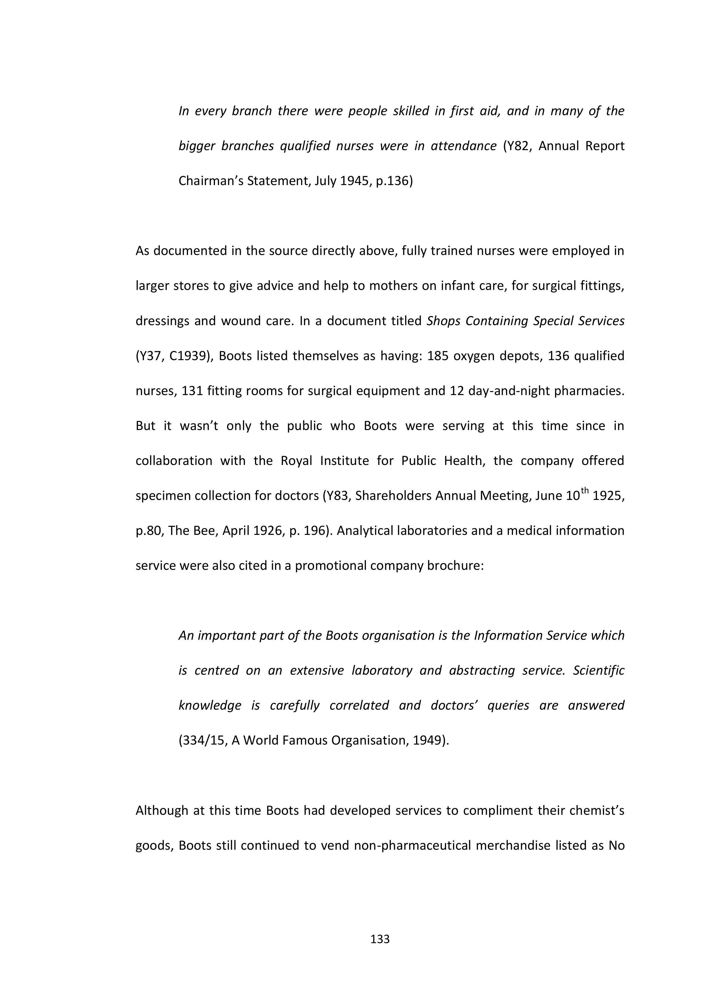 Walgreens Case Study — page 134