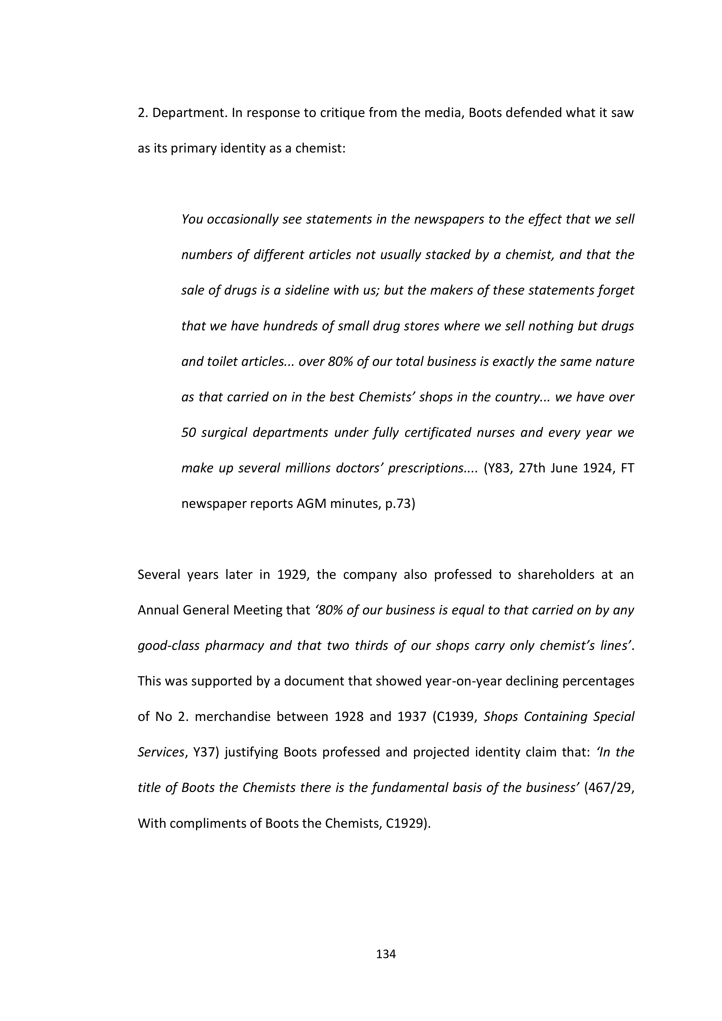 Walgreens Case Study — page 135