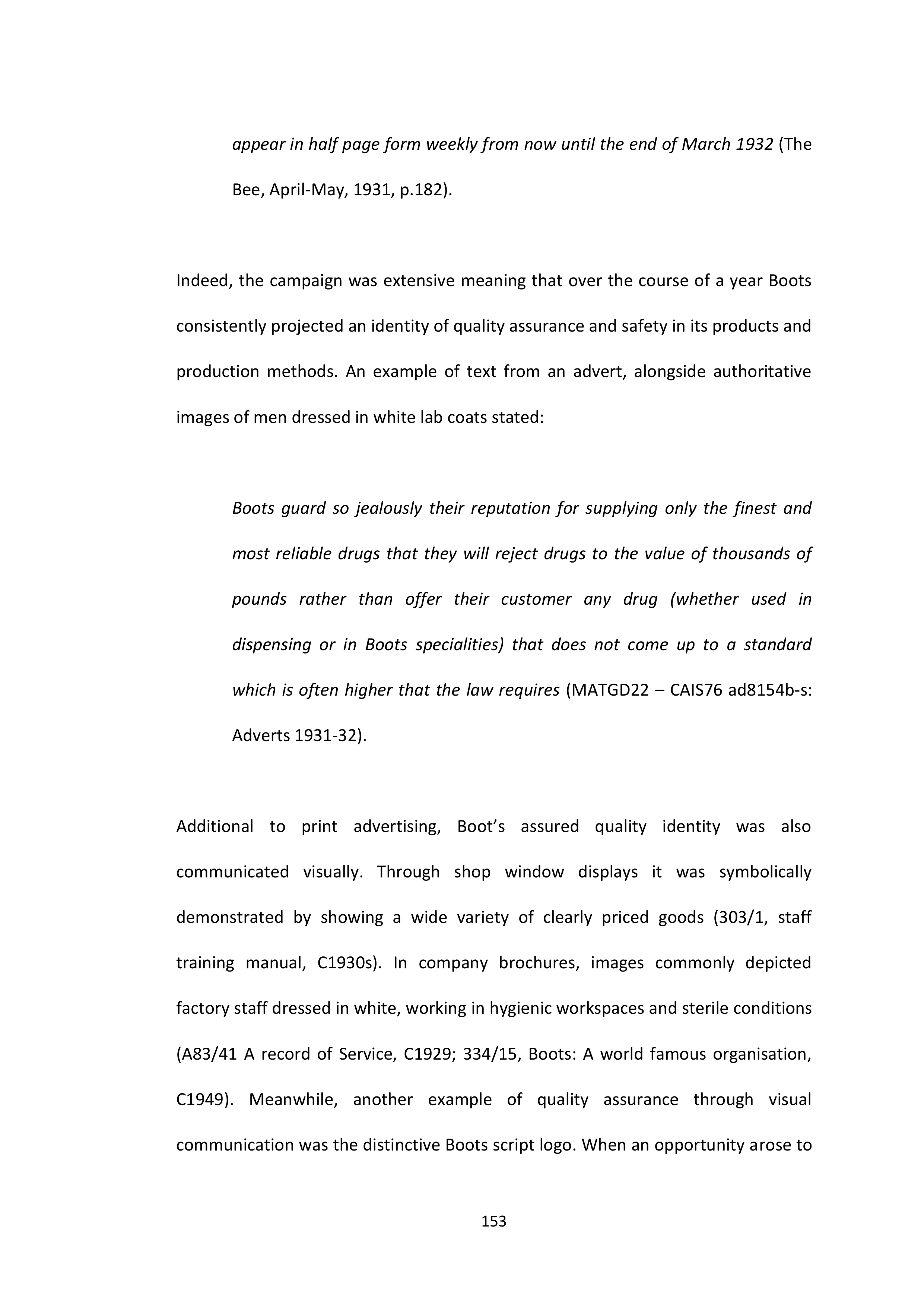 Walgreens Case Study — page 154