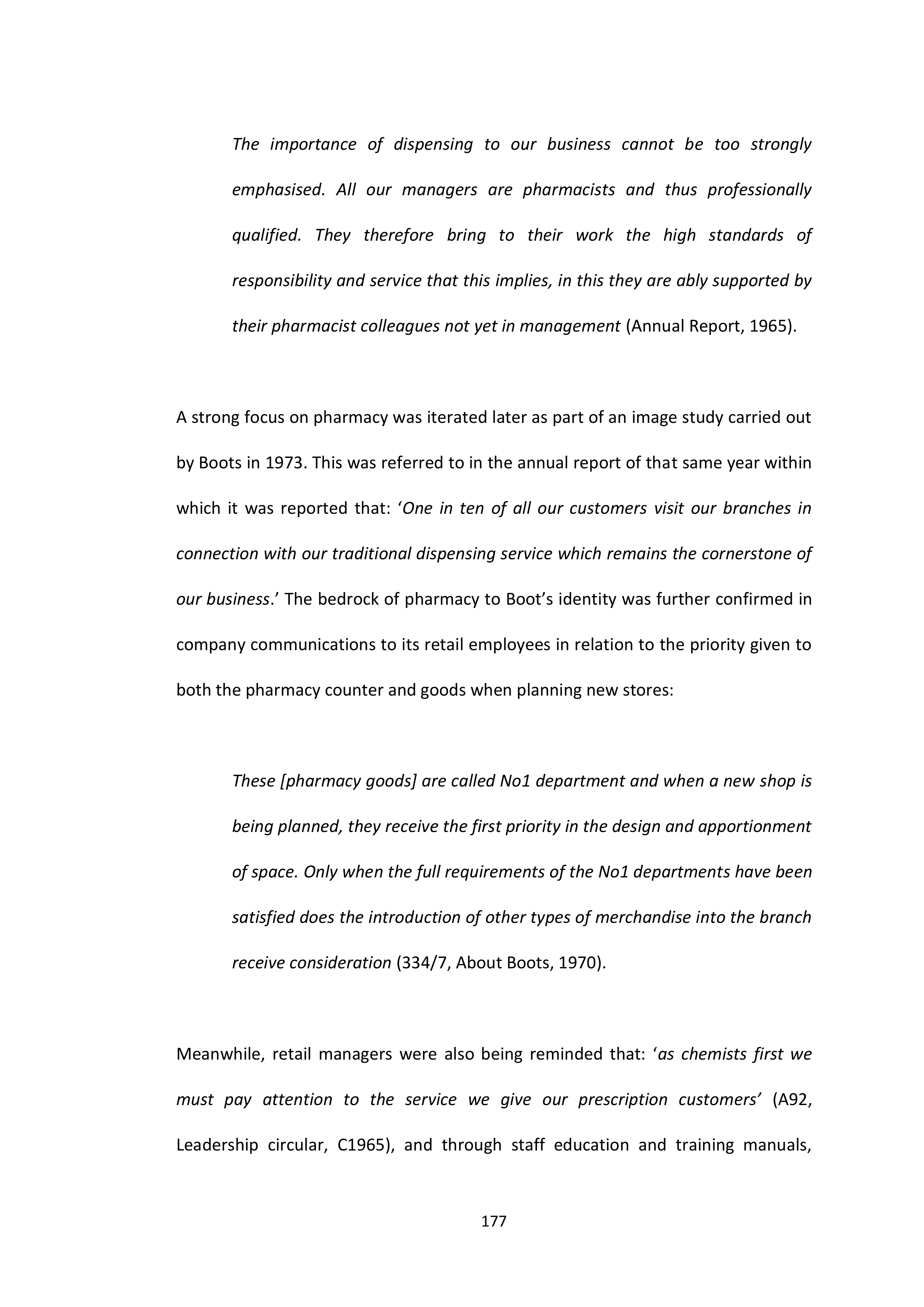 Walgreens Case Study — page 178