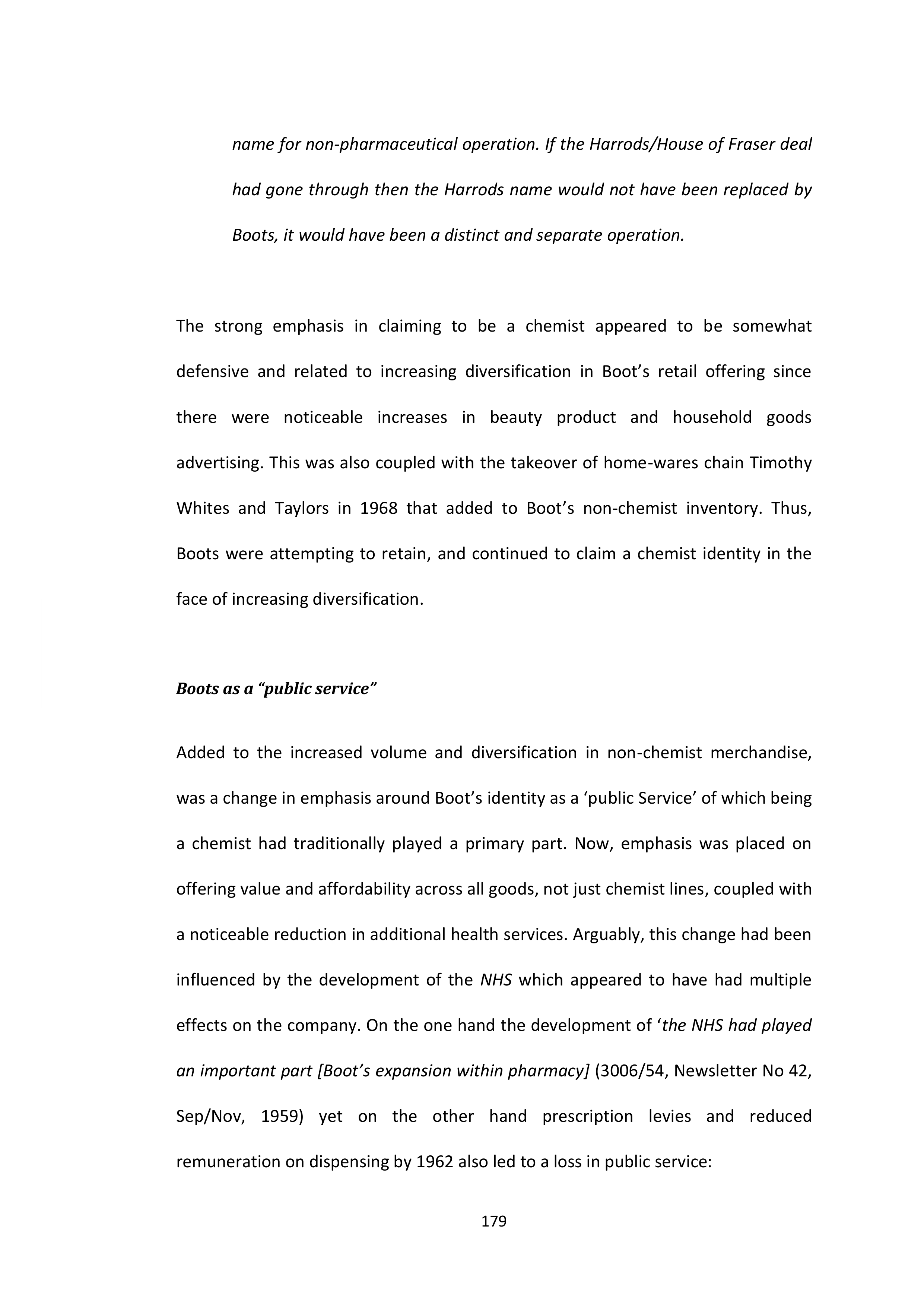 Walgreens Case Study — page 180