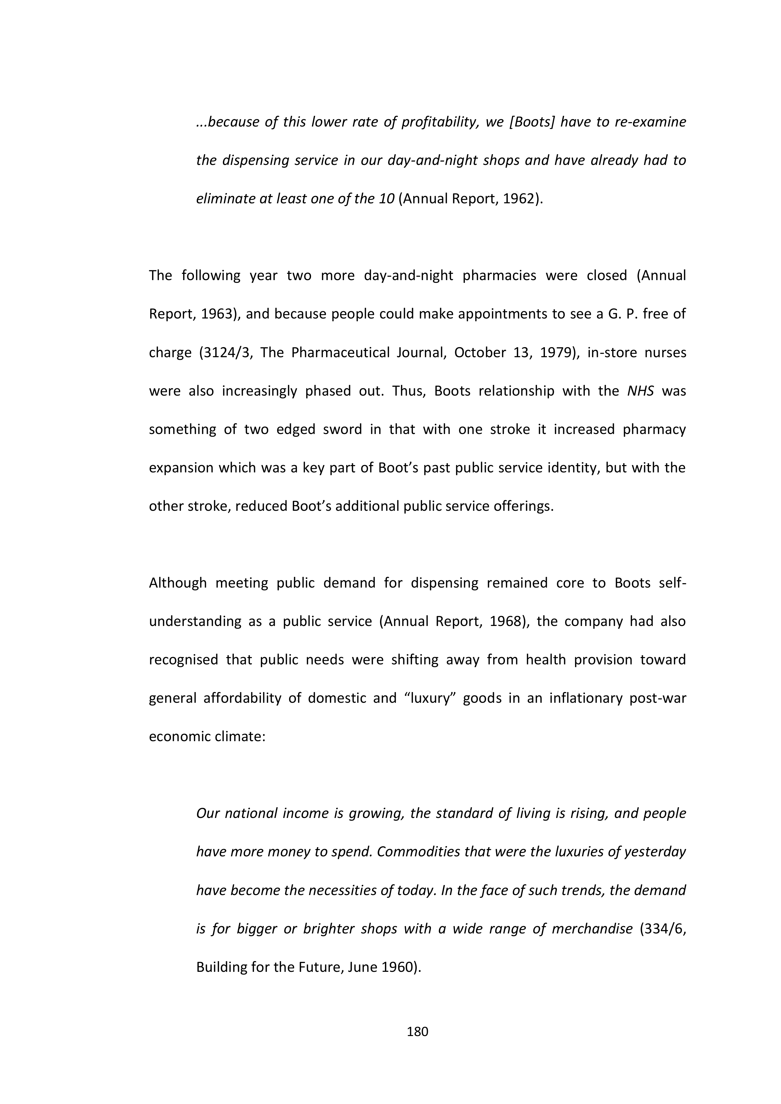 Walgreens Case Study — page 181