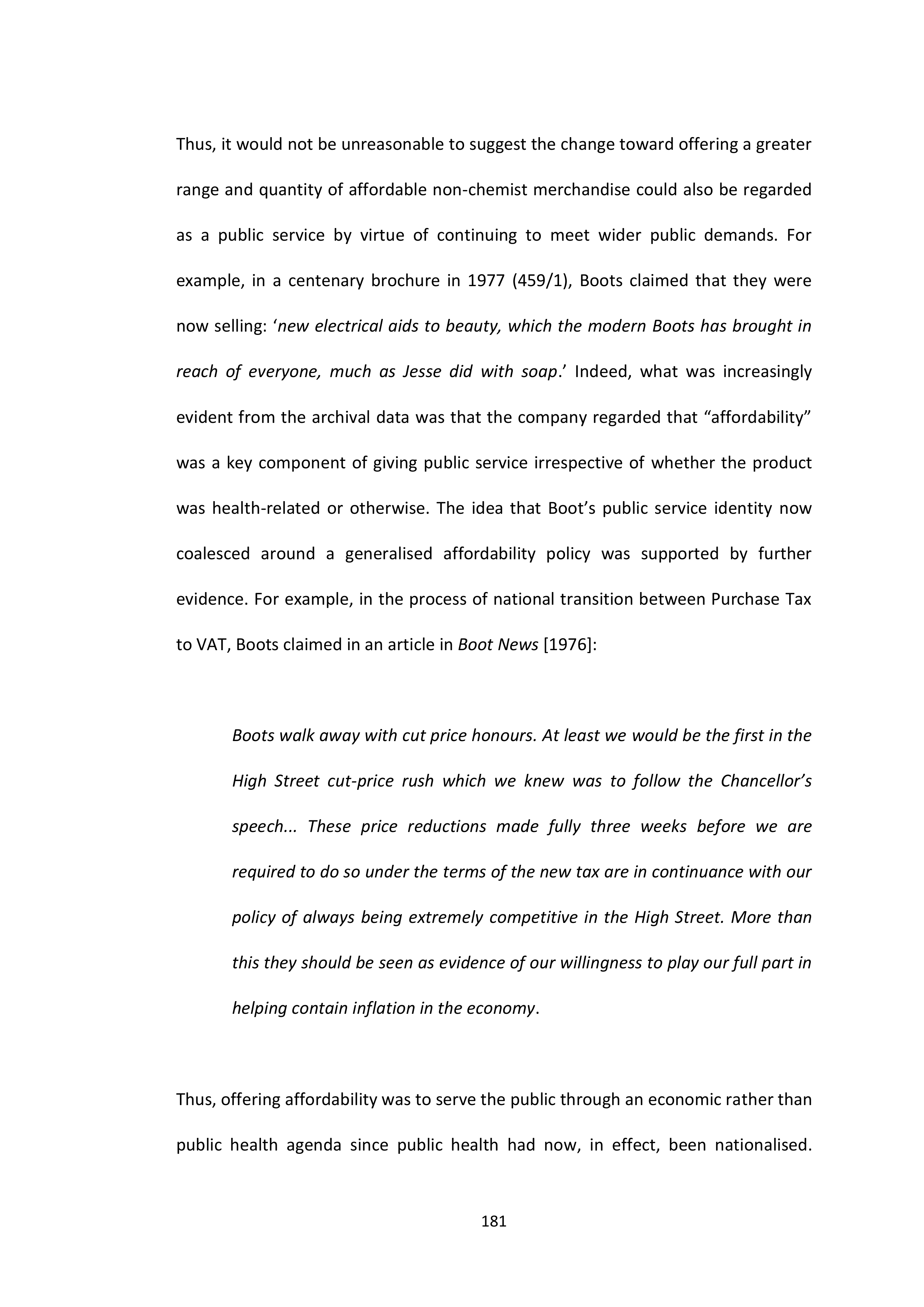 Walgreens Case Study — page 182