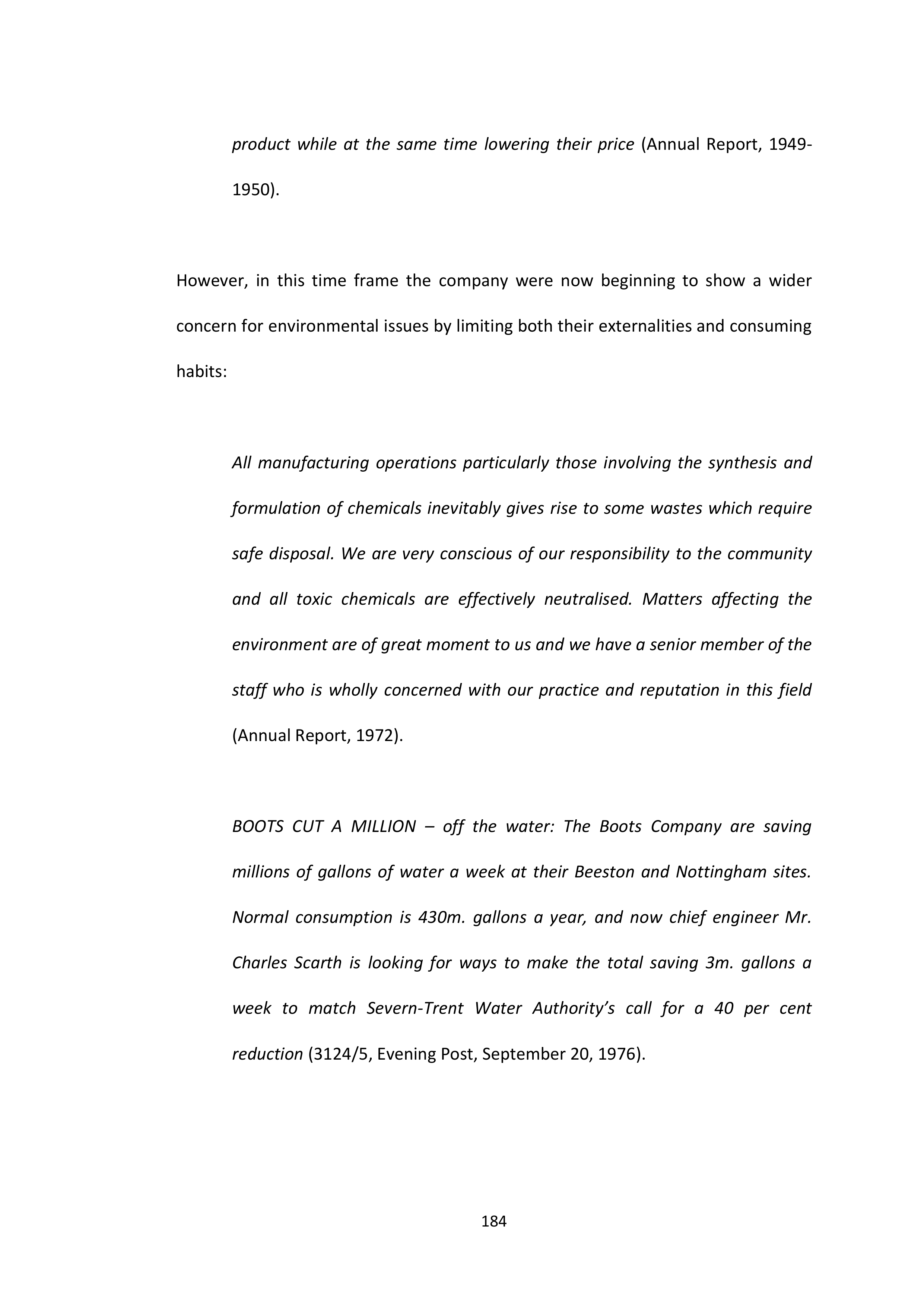Walgreens Case Study — page 185