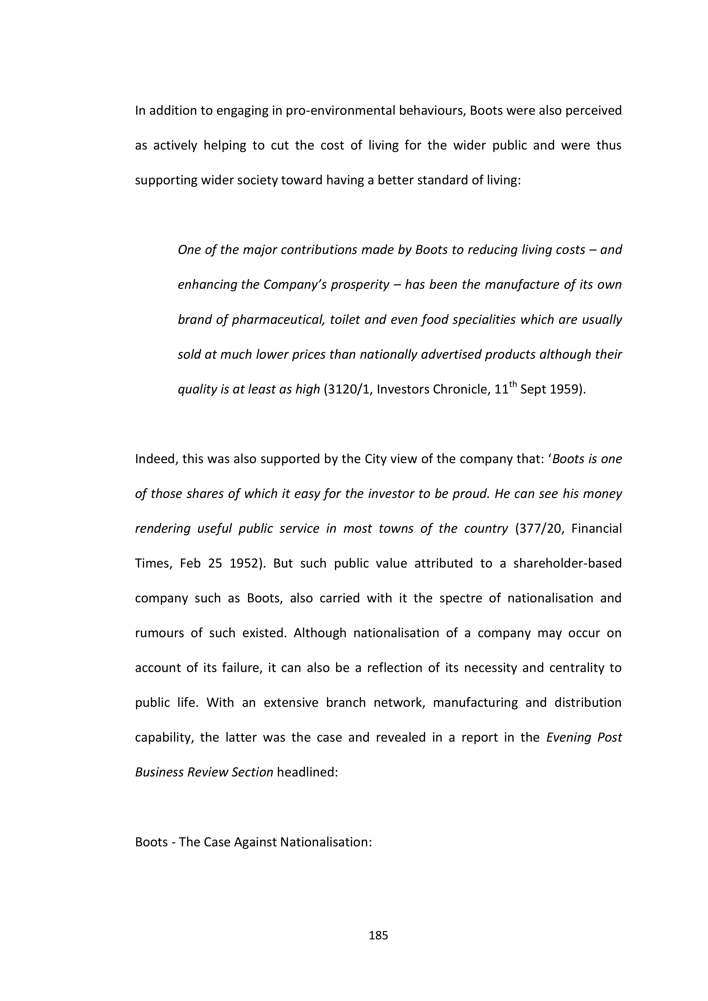 Walgreens Case Study — page 186