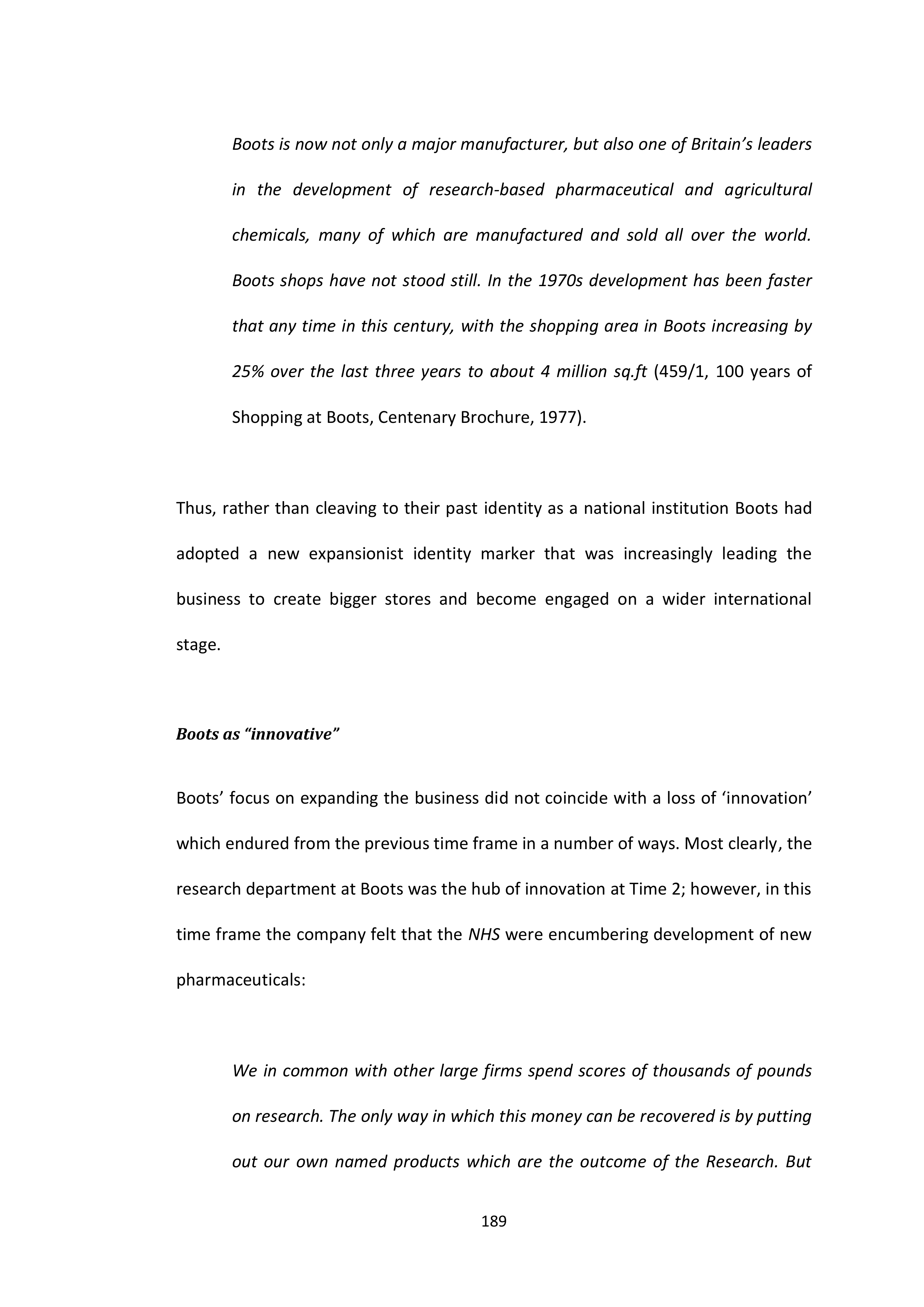 Walgreens Case Study — page 190