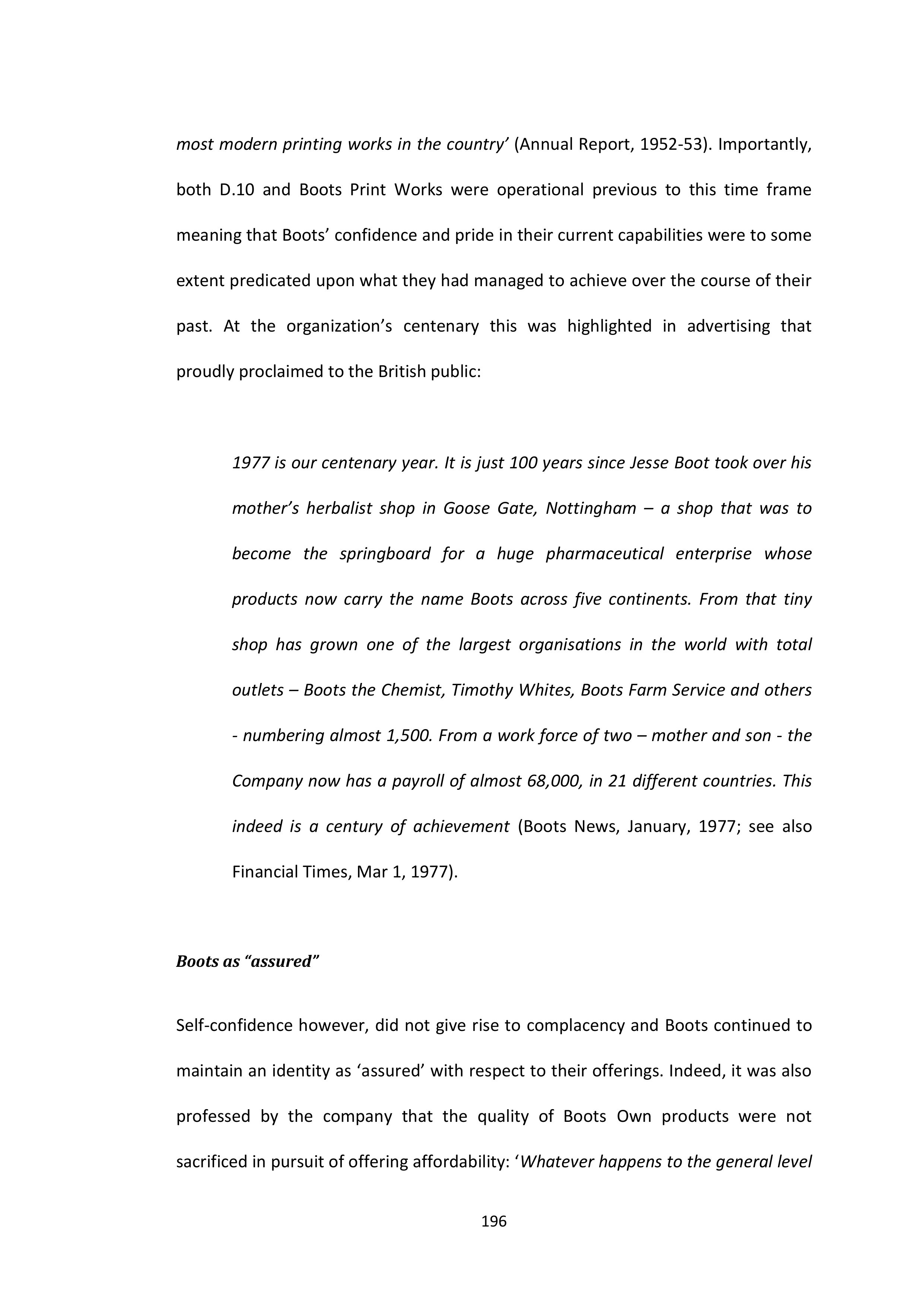 Walgreens Case Study — page 197