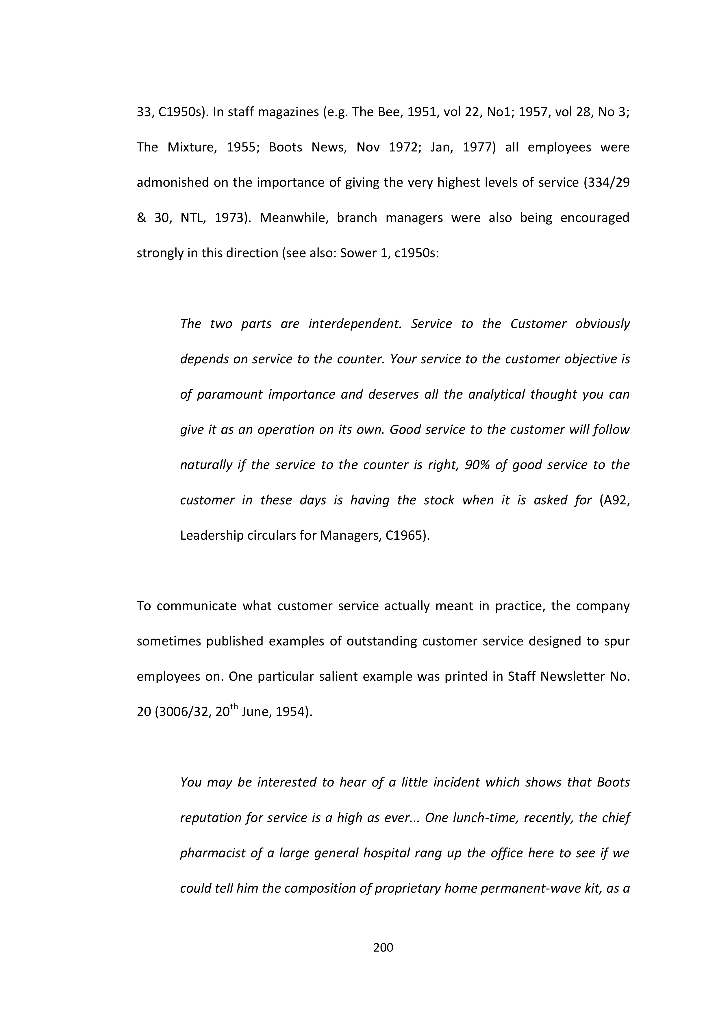 Walgreens Case Study — page 201