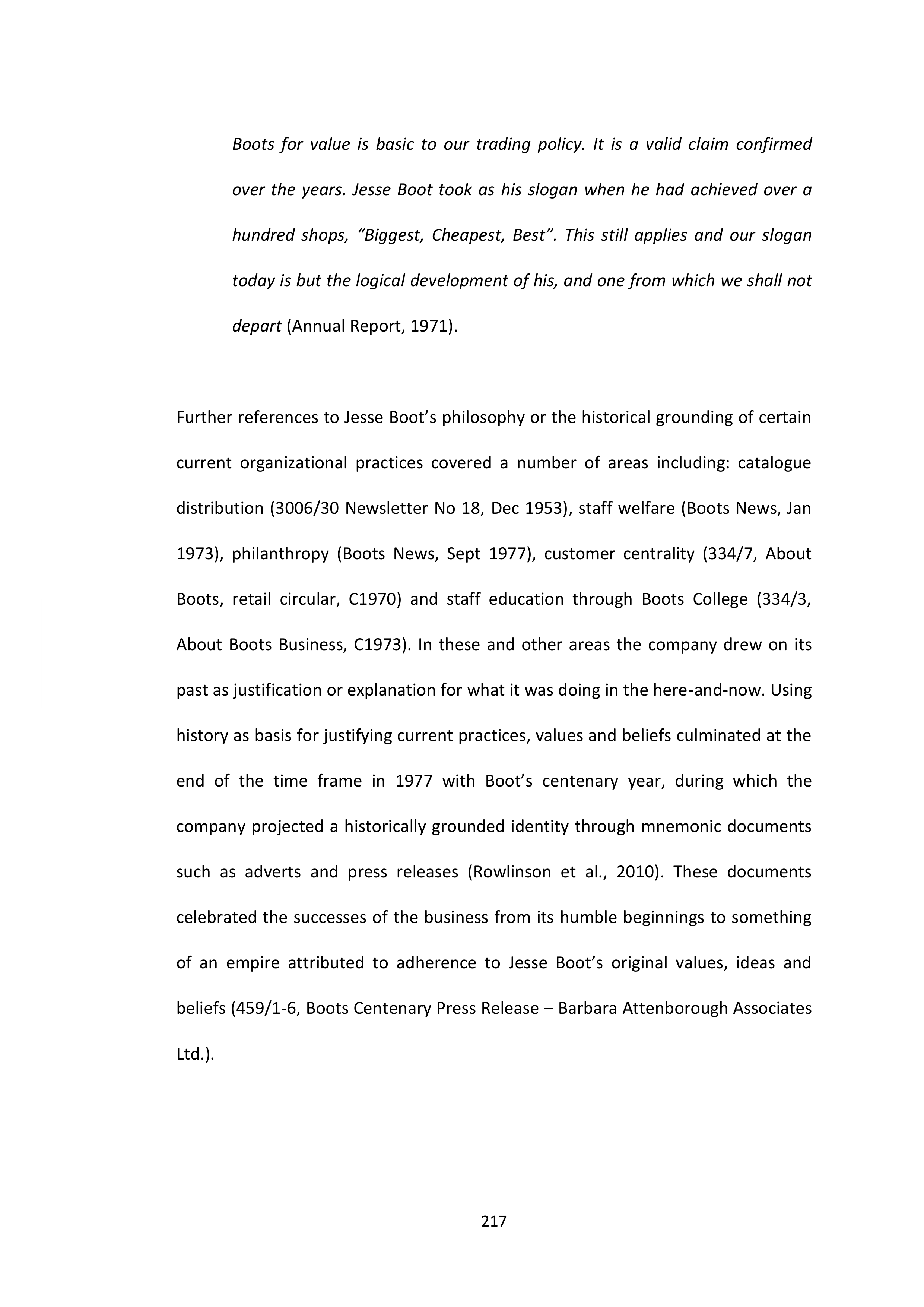 Walgreens Case Study — page 218