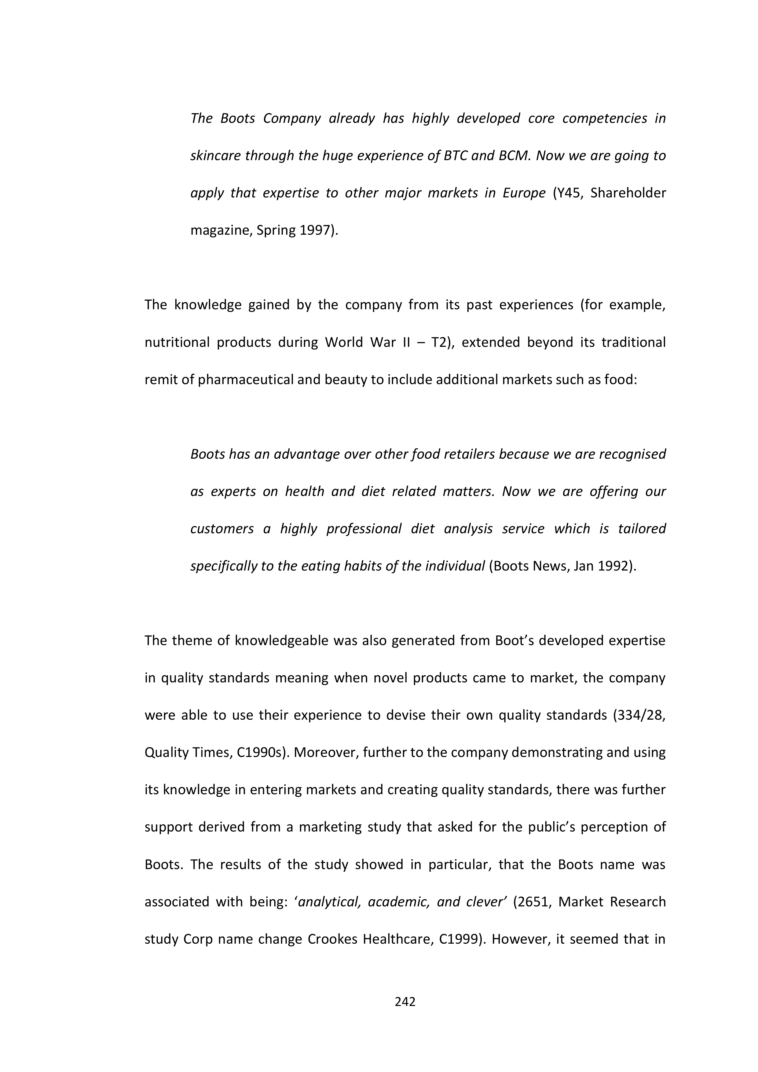 Walgreens Case Study — page 243