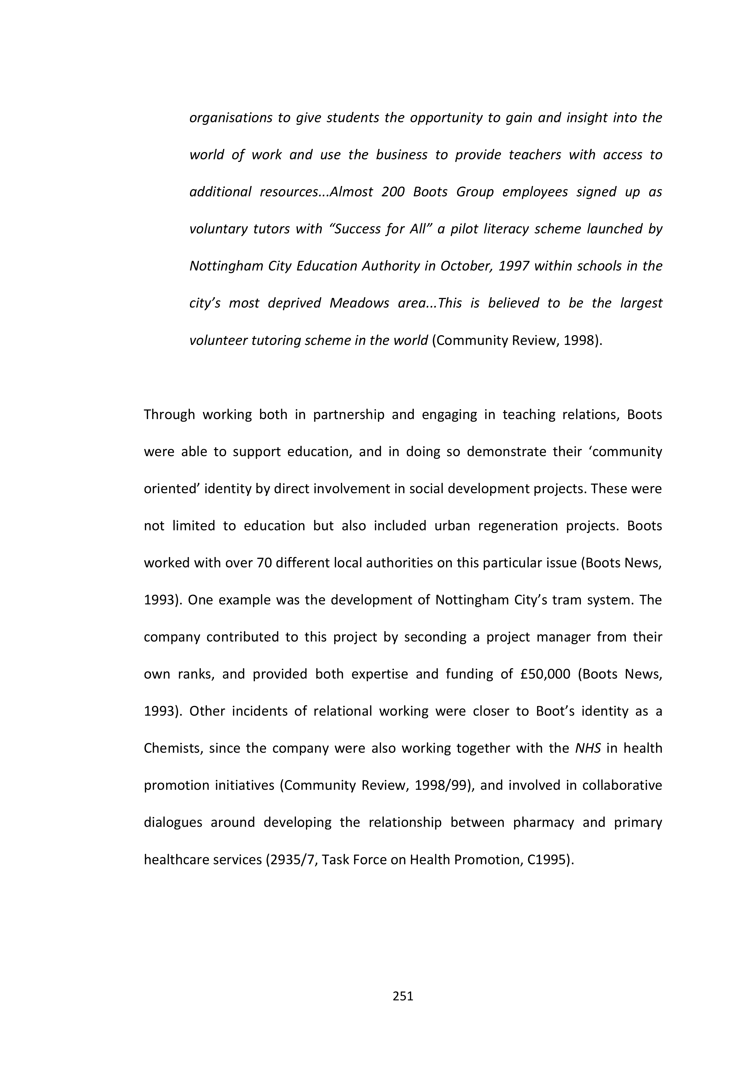 Walgreens Case Study — page 252