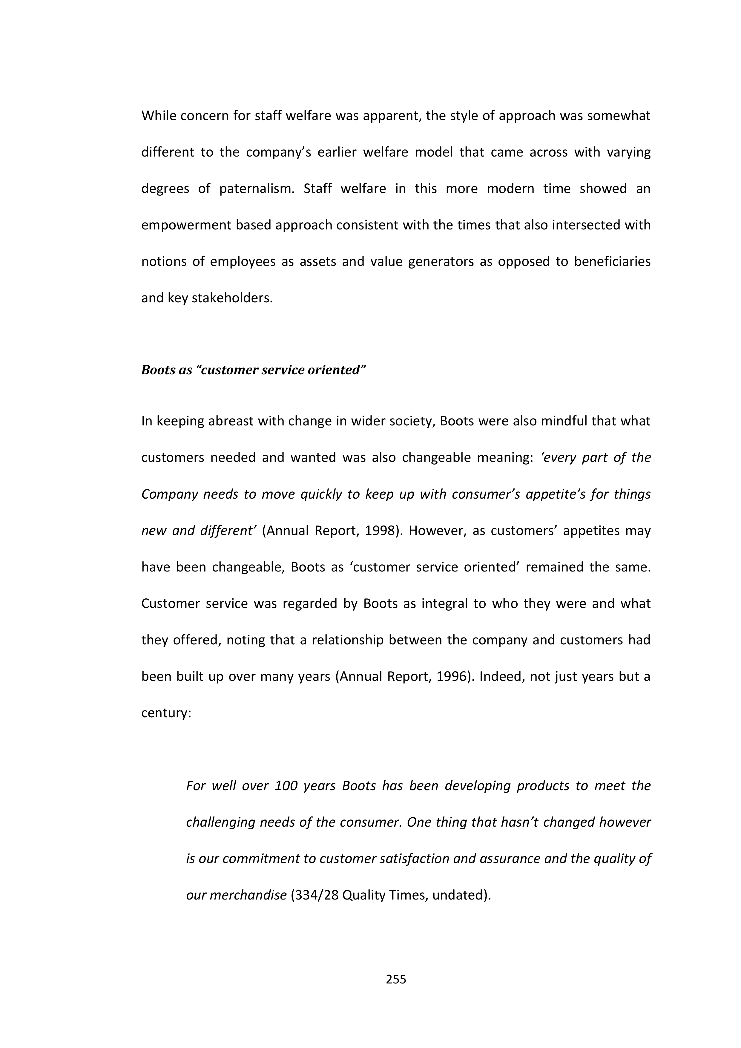 Walgreens Case Study — page 256