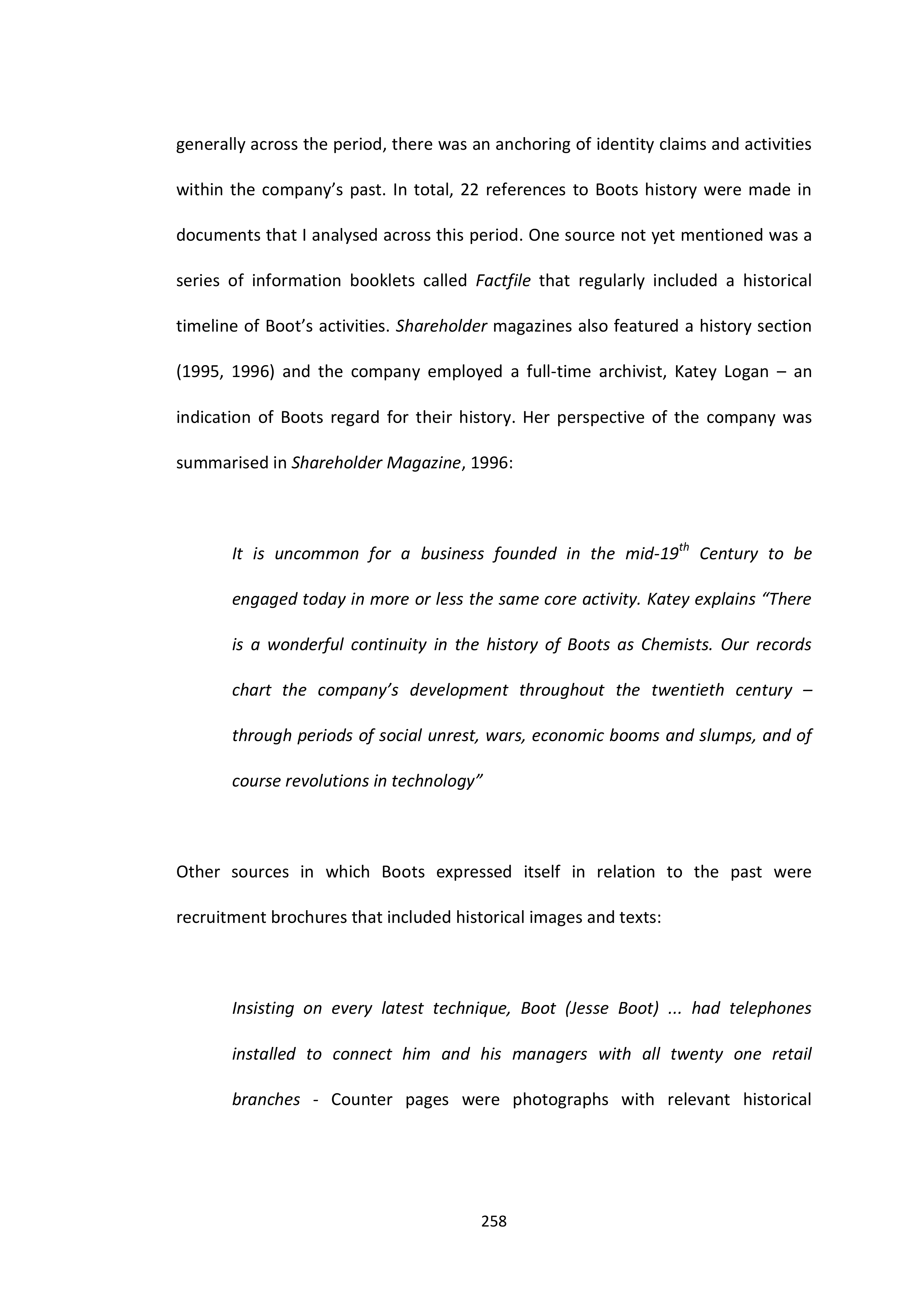 Walgreens Case Study — page 259