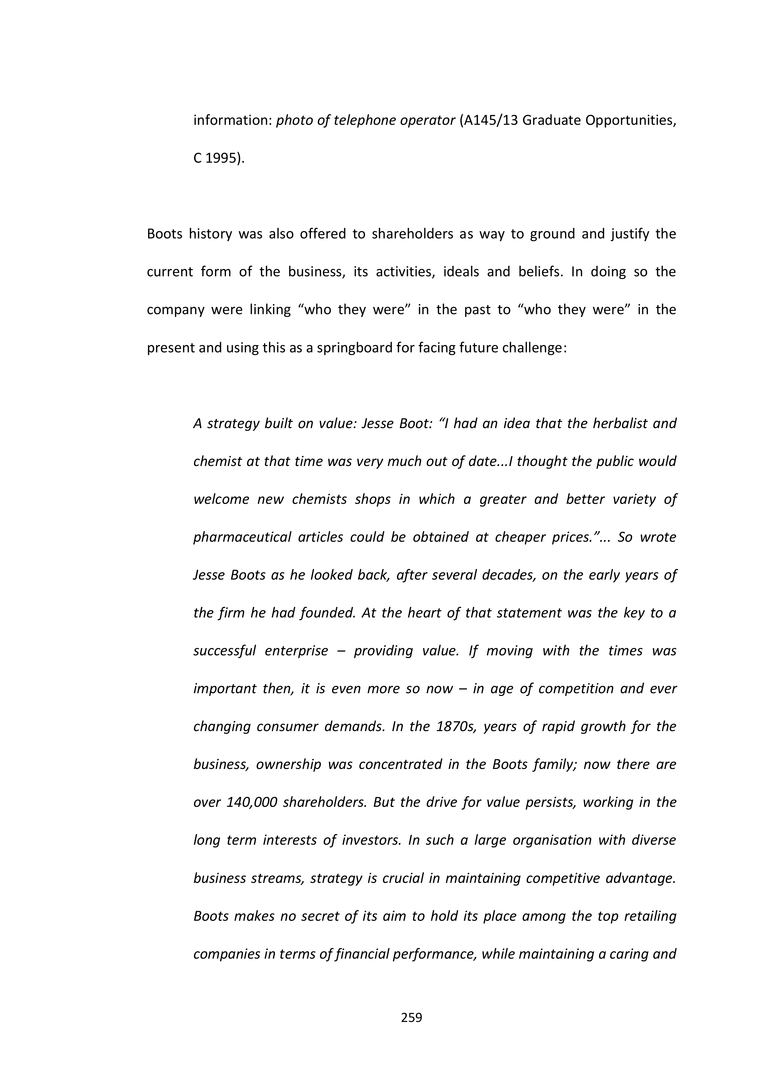 Walgreens Case Study — page 260