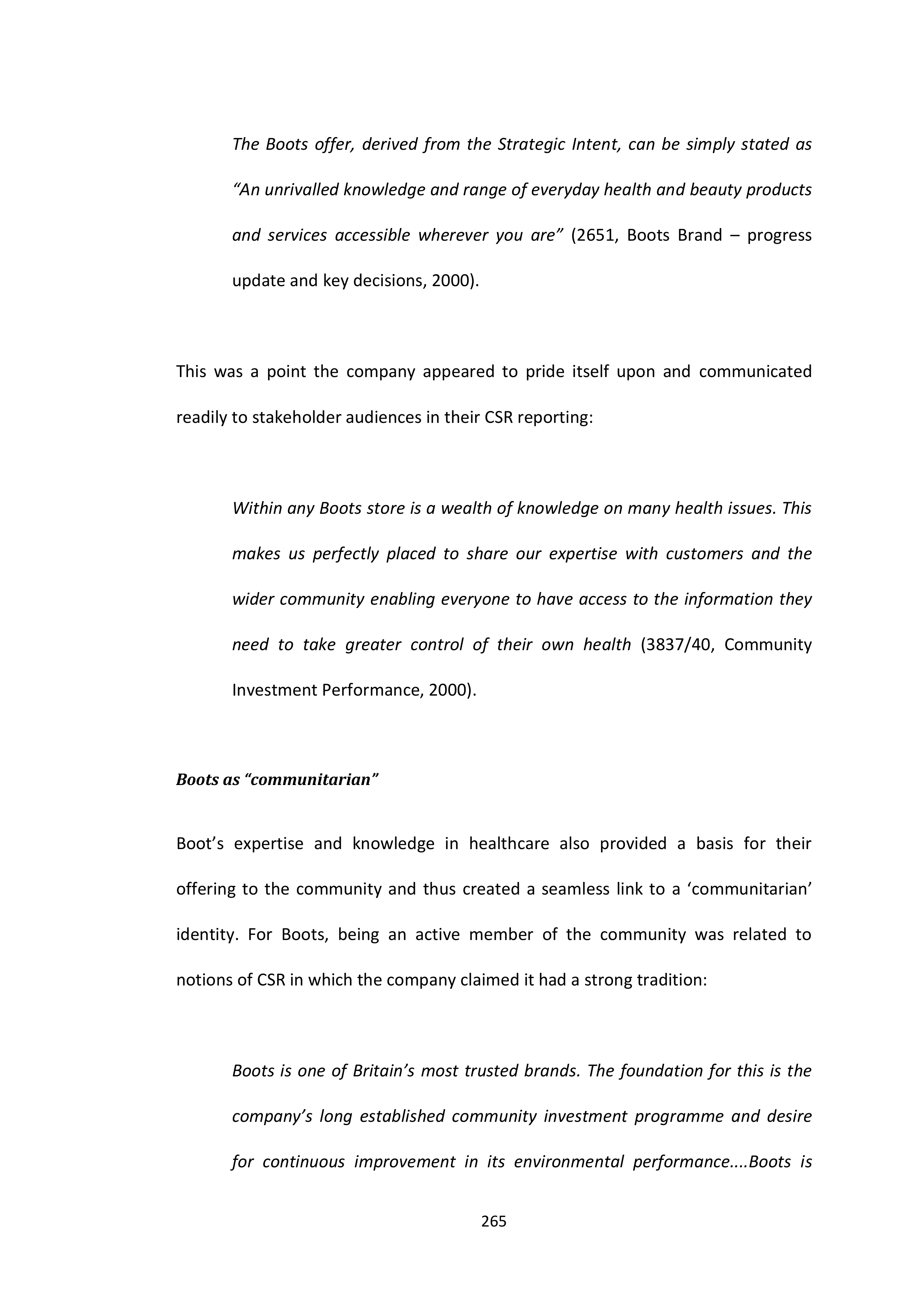 Walgreens Case Study — page 266