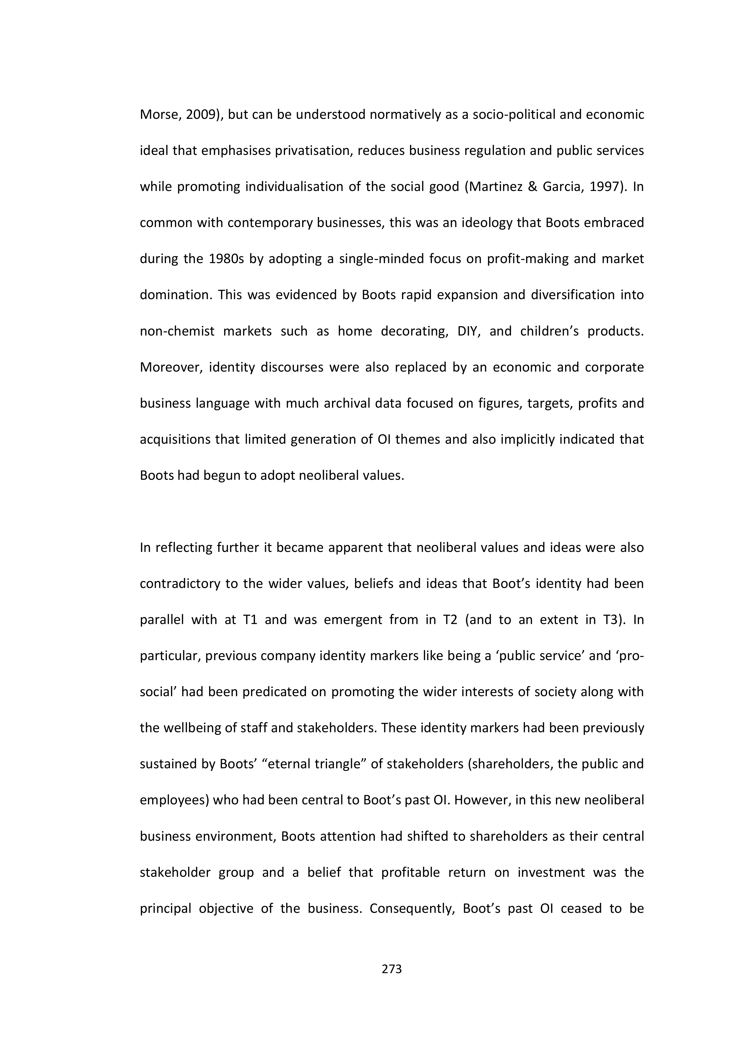 Walgreens Case Study — page 274