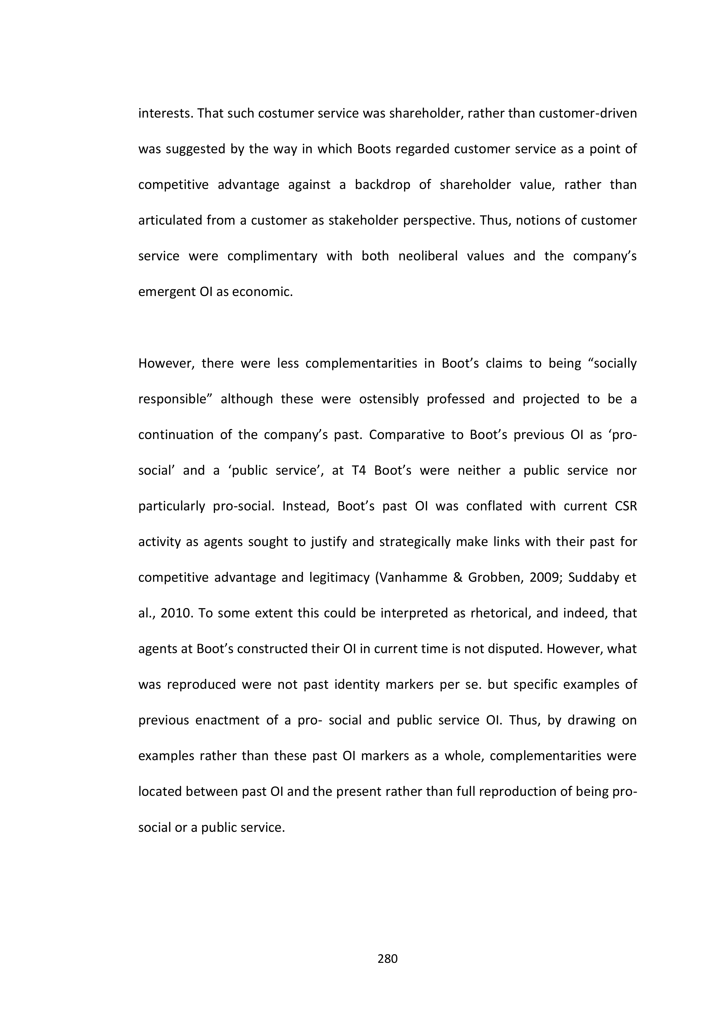 Walgreens Case Study — page 281